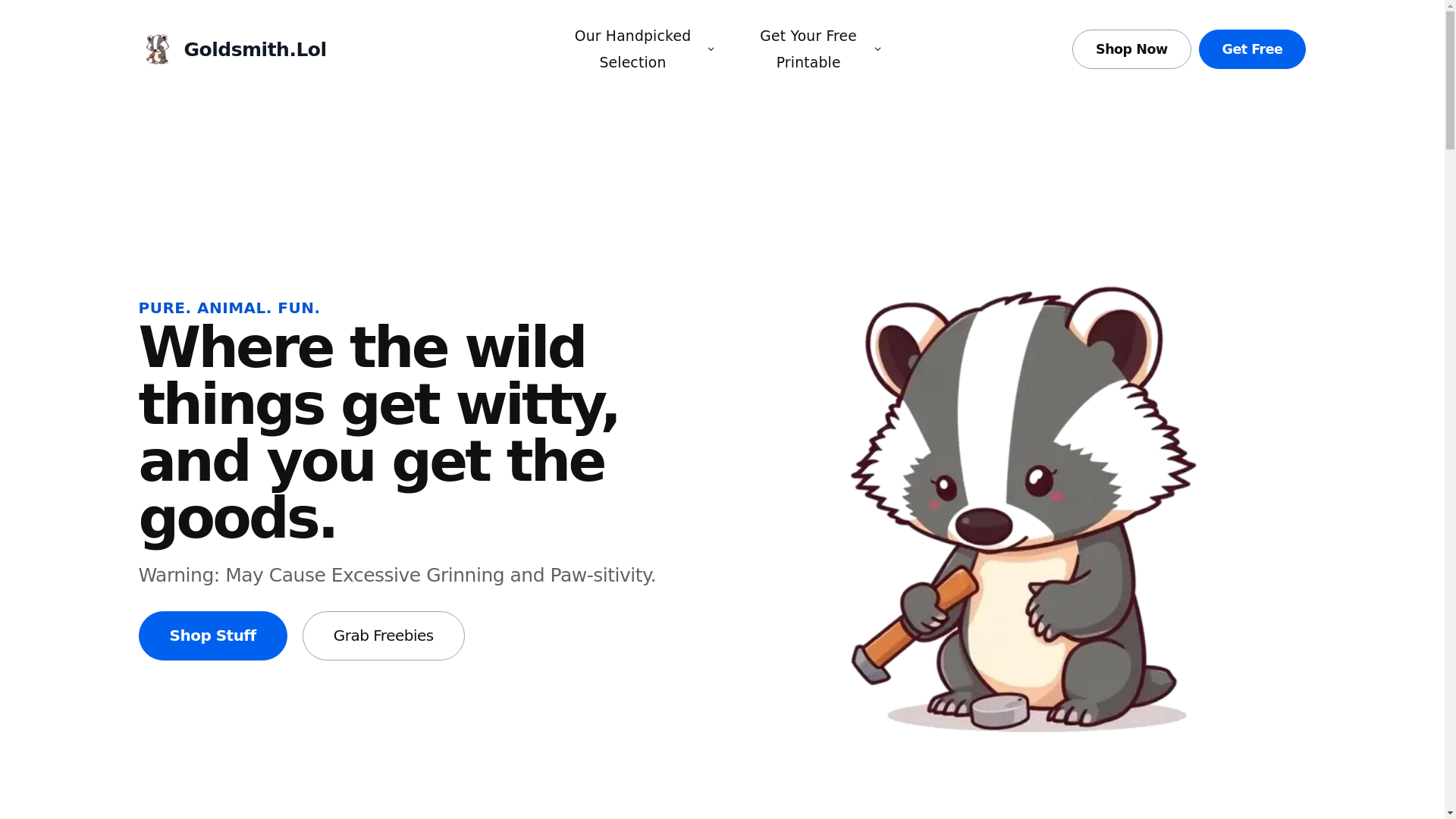 website screenshot of https://goldsmith-lol.pages.dev/