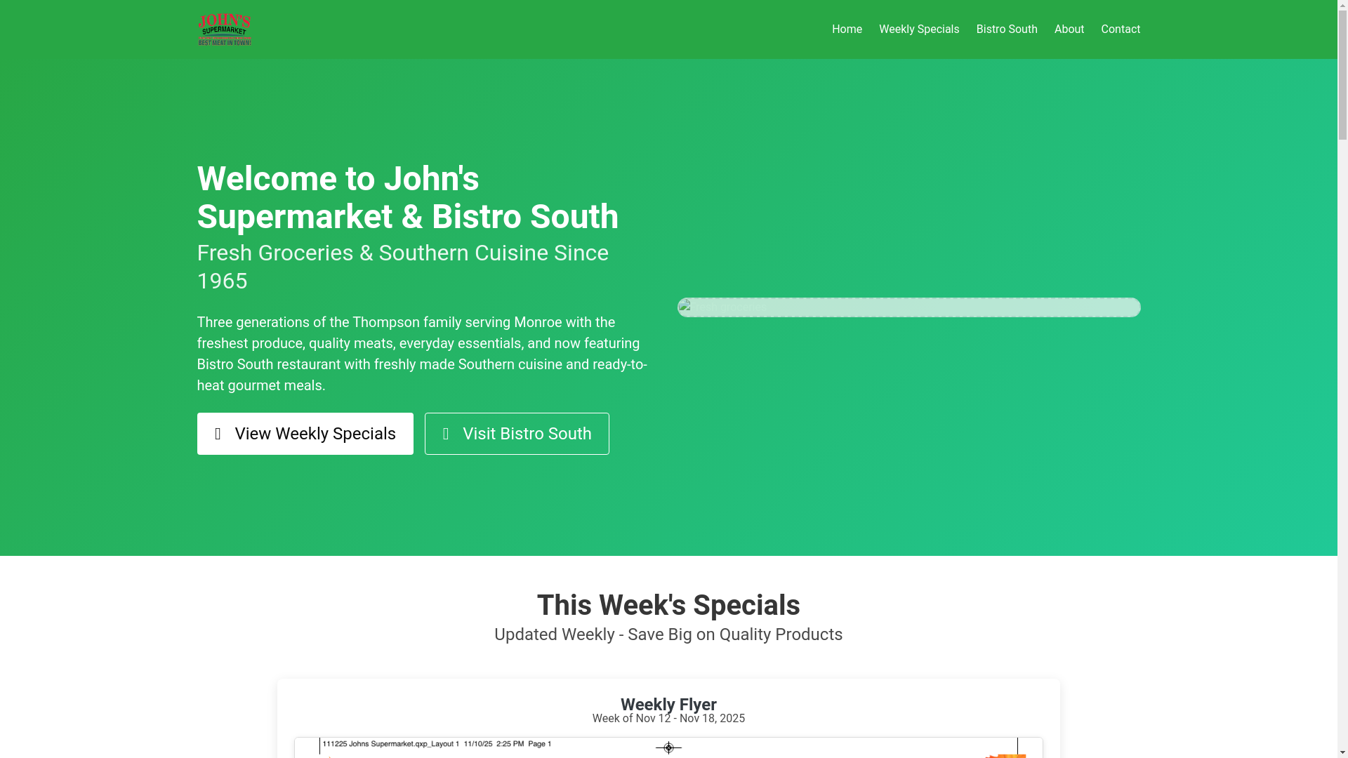 website screenshot of https://johnsmonroe.com/