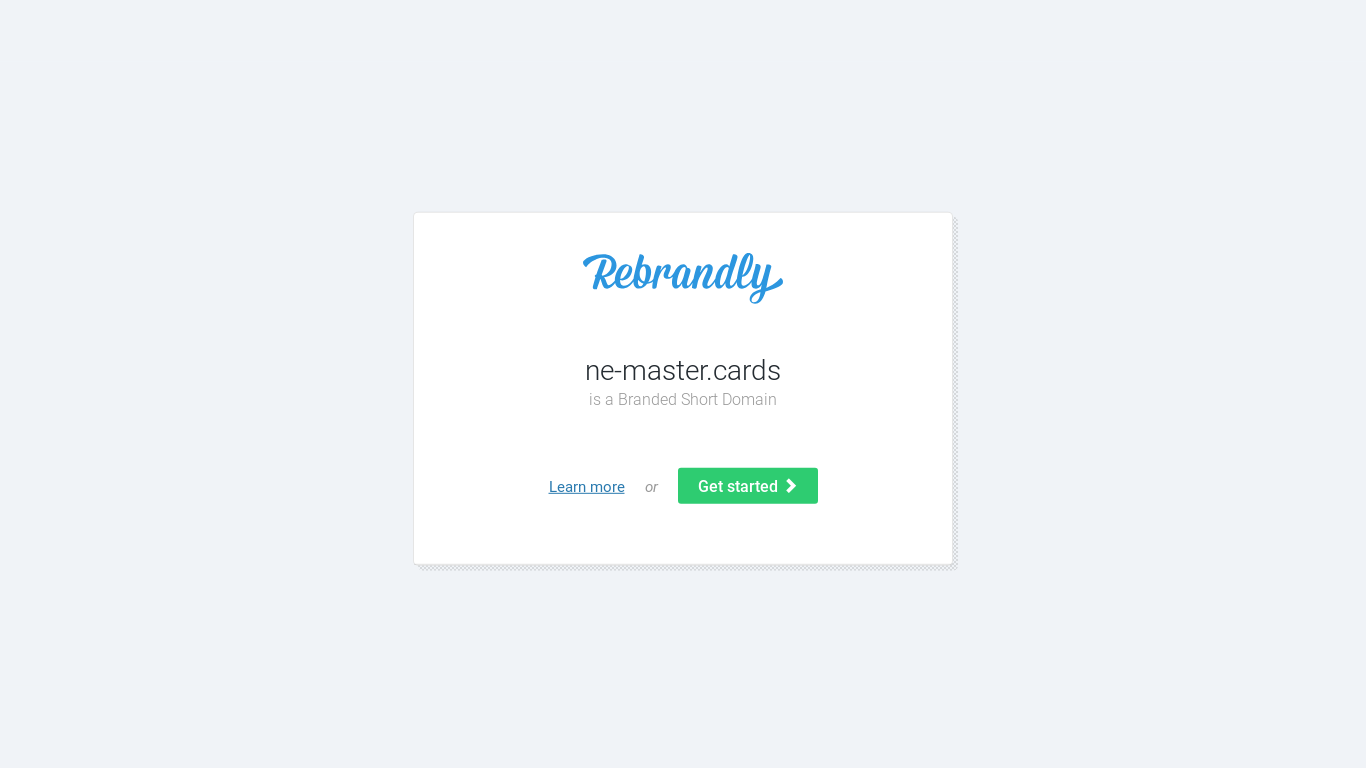 website screenshot of https://ne-master.cards/