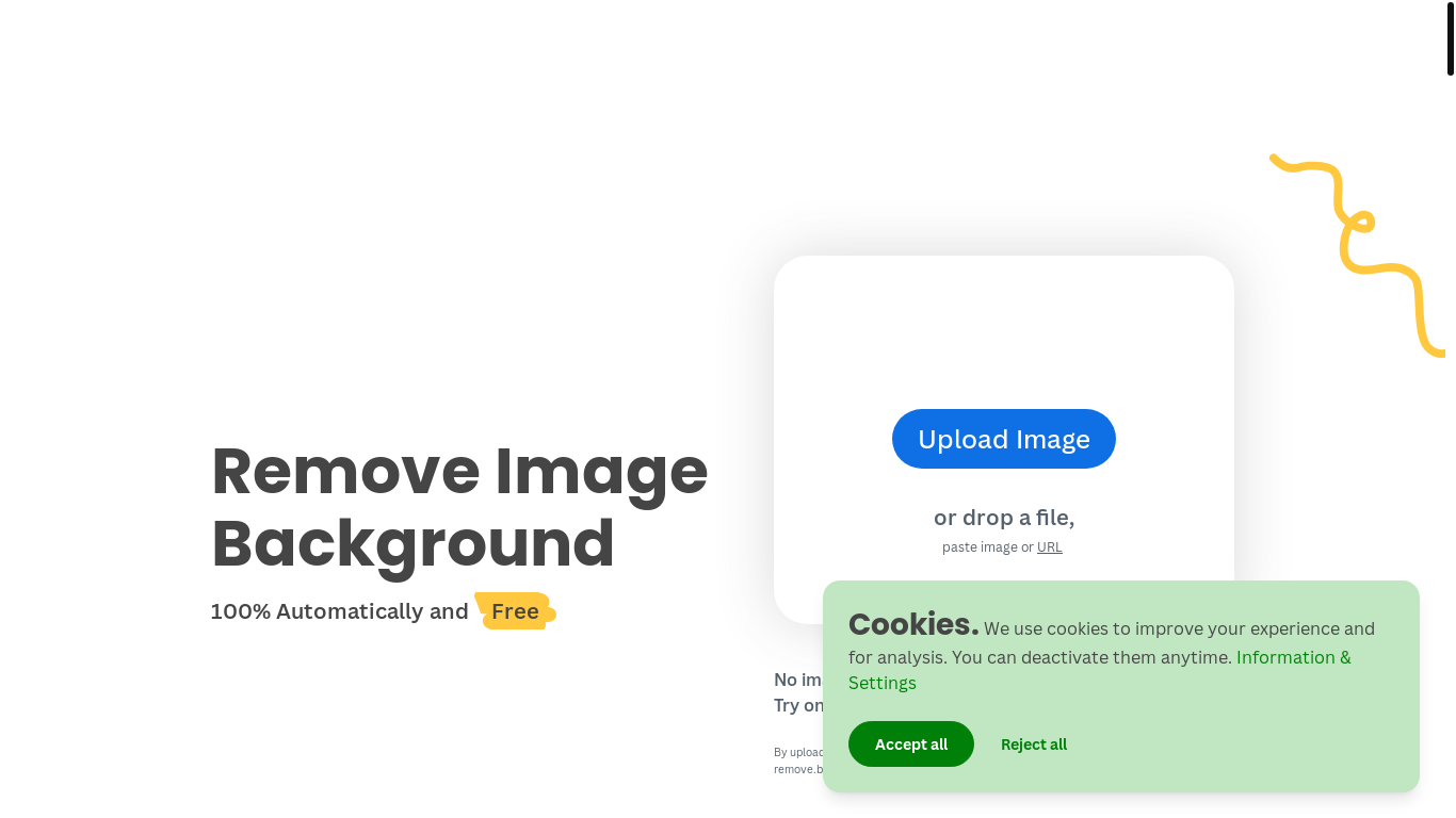 website screenshot of https://remove.bg/