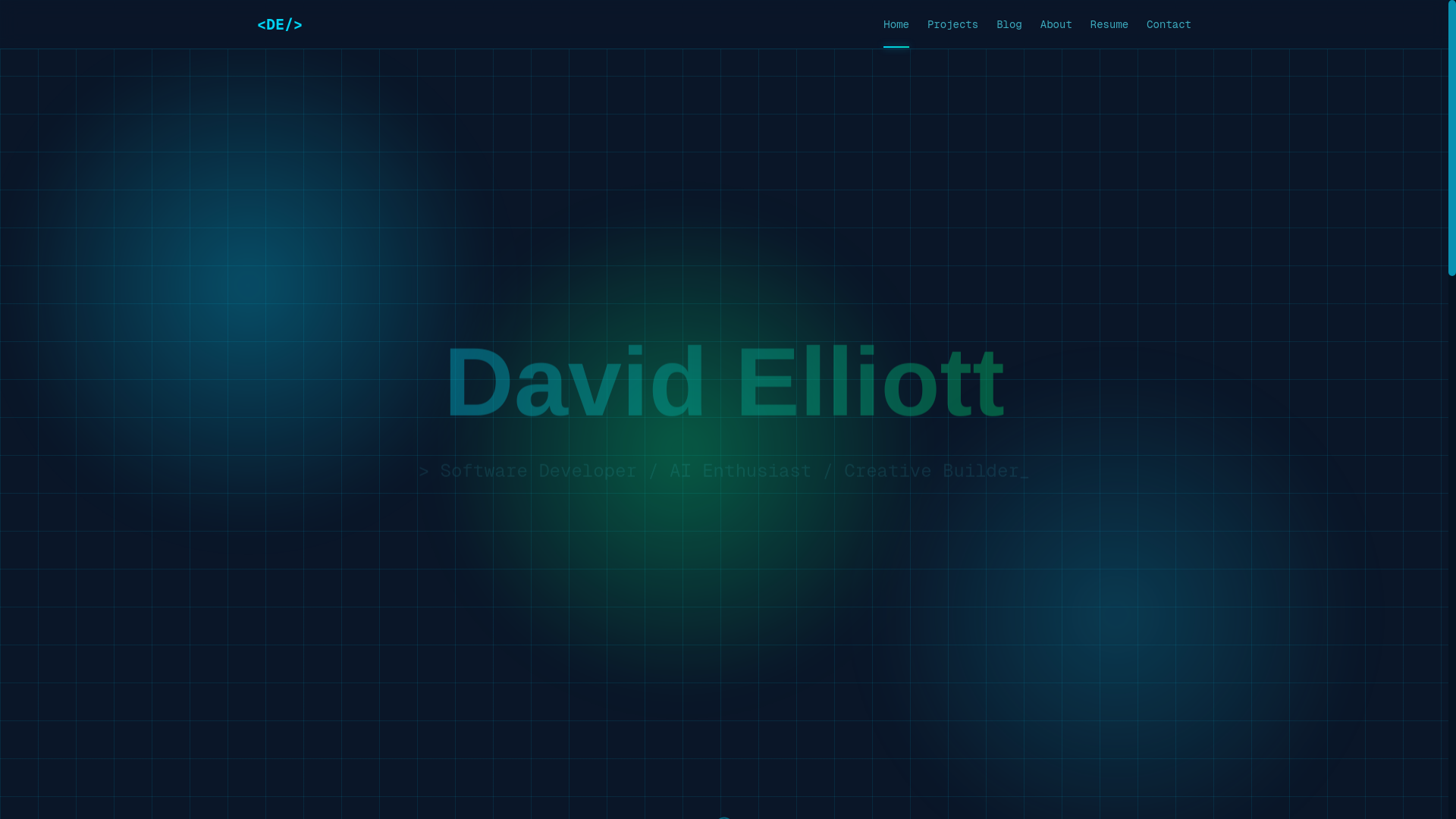 website screenshot of https://byteofdave.com/