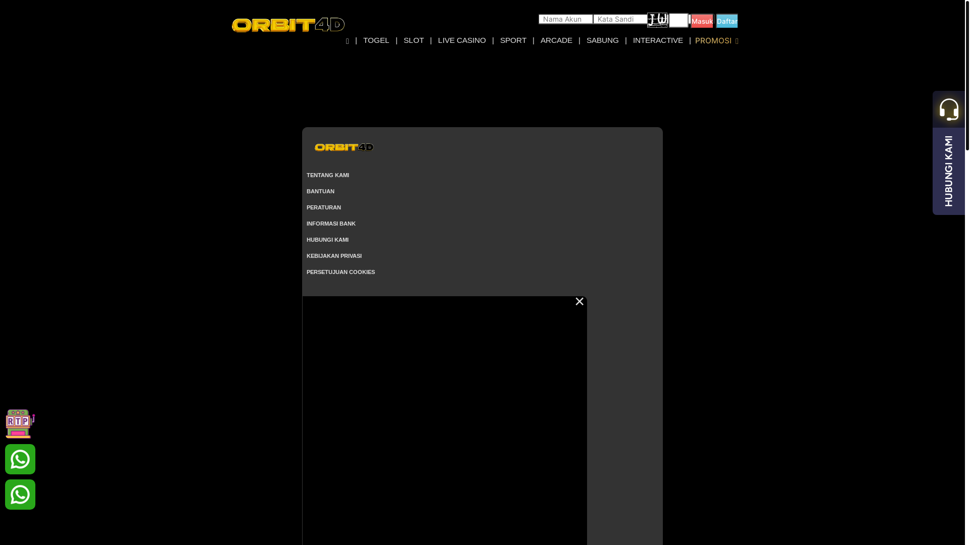website screenshot of https://orbit4dlive.xyz/