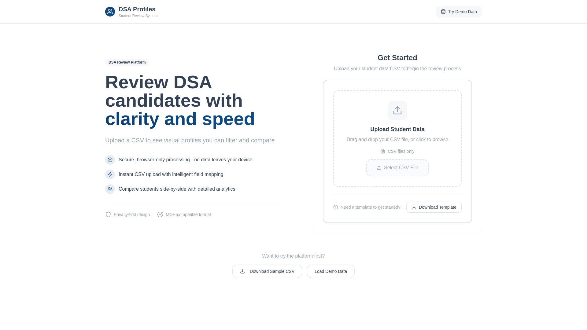 website screenshot of https://award-analyzer.pages.dev/