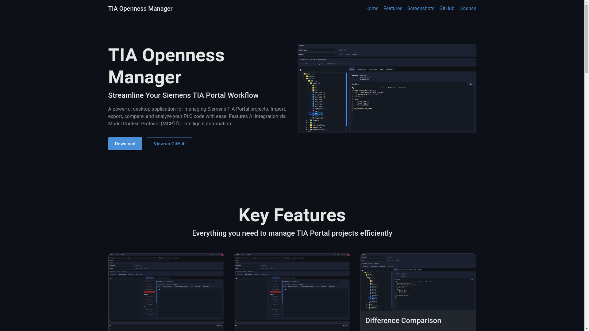 website screenshot of https://tiaopenessmanager.ch/