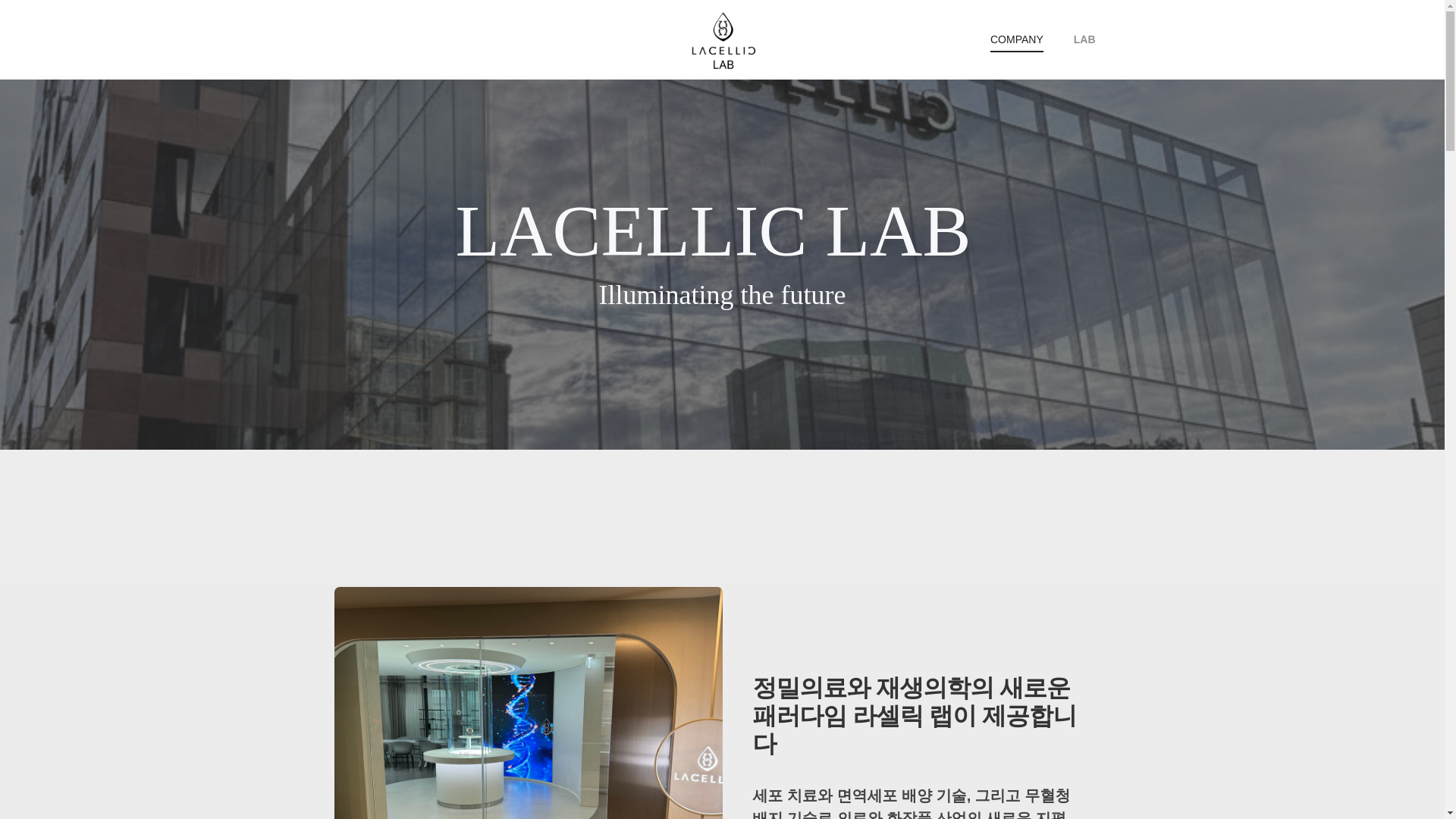 website screenshot of https://lacelliclab.online/