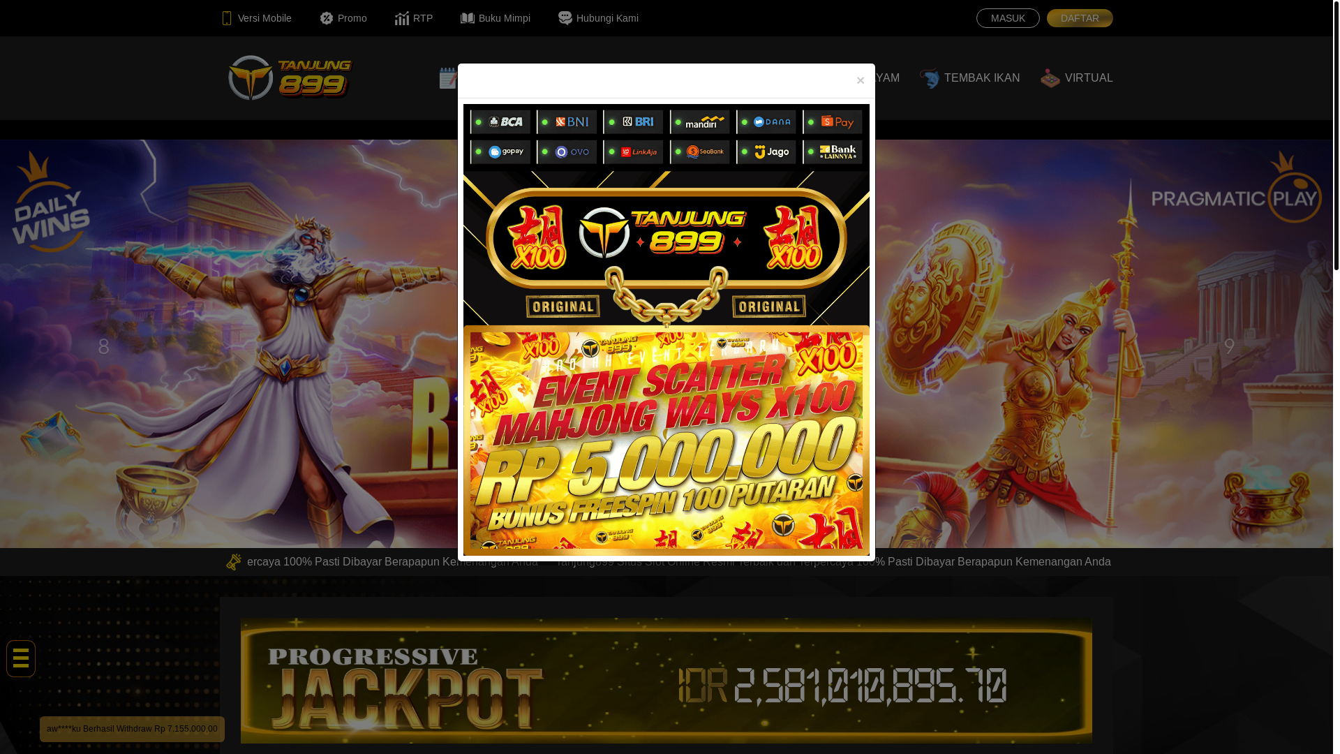 website screenshot of https://jurutan.online/