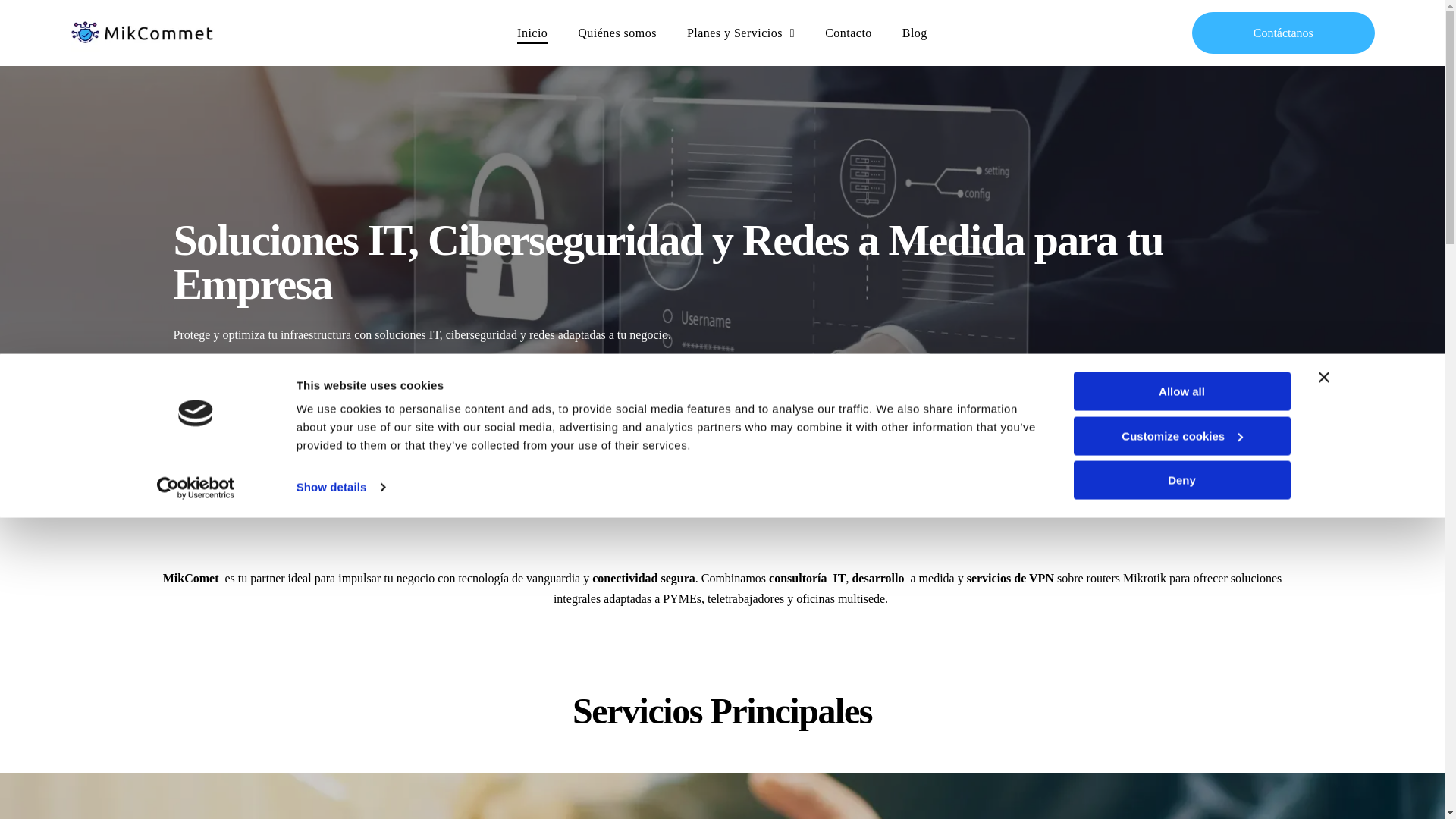 website screenshot of https://mikcomet.net/