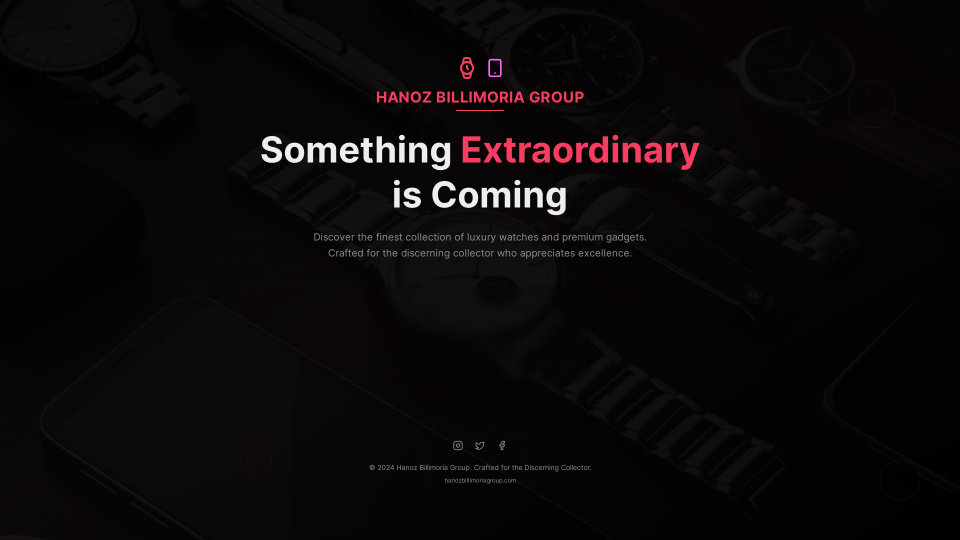 website screenshot of https://hanozbillimoriagroup.com/
