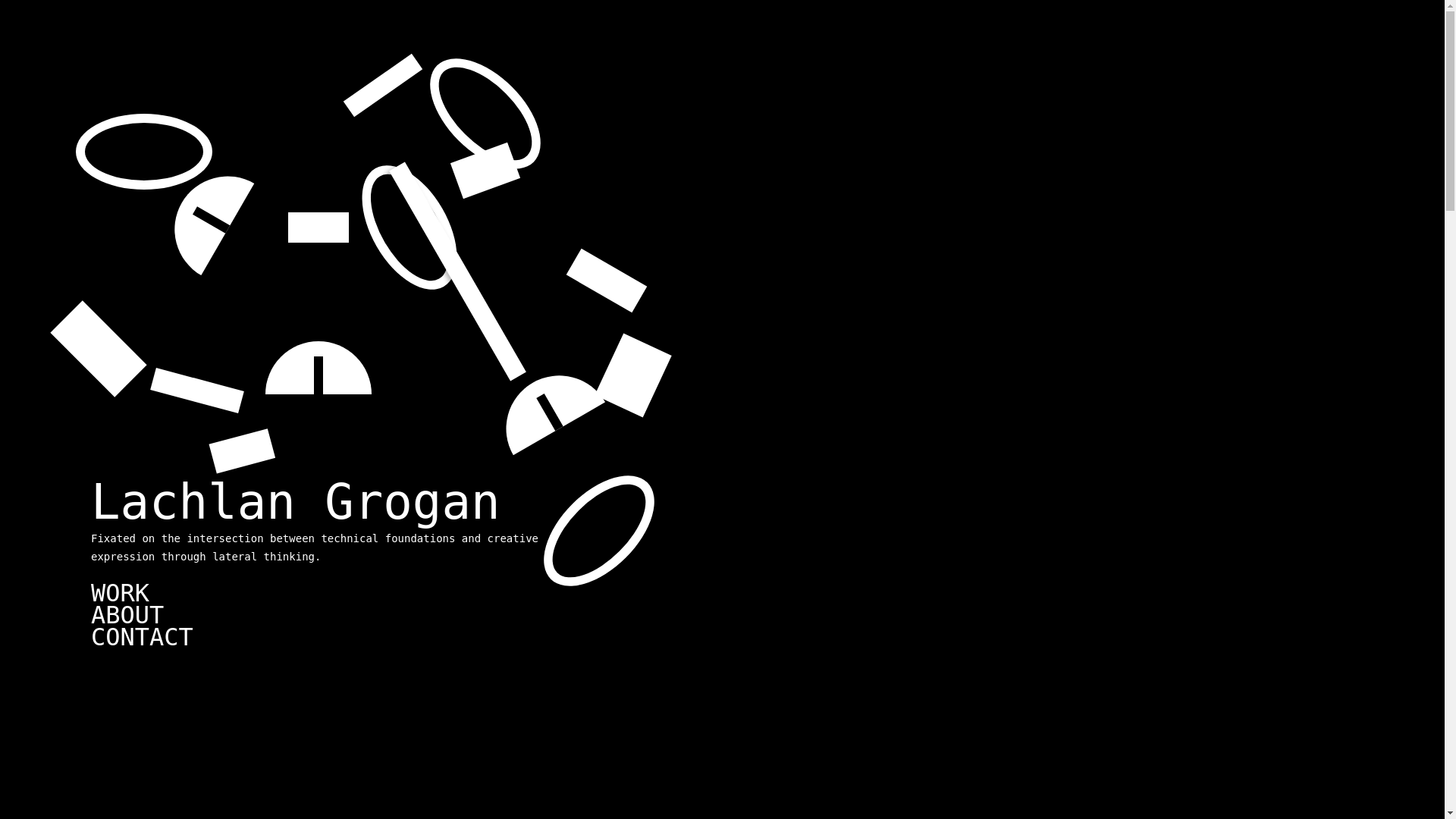 website screenshot of https://lachlangrogan.com/