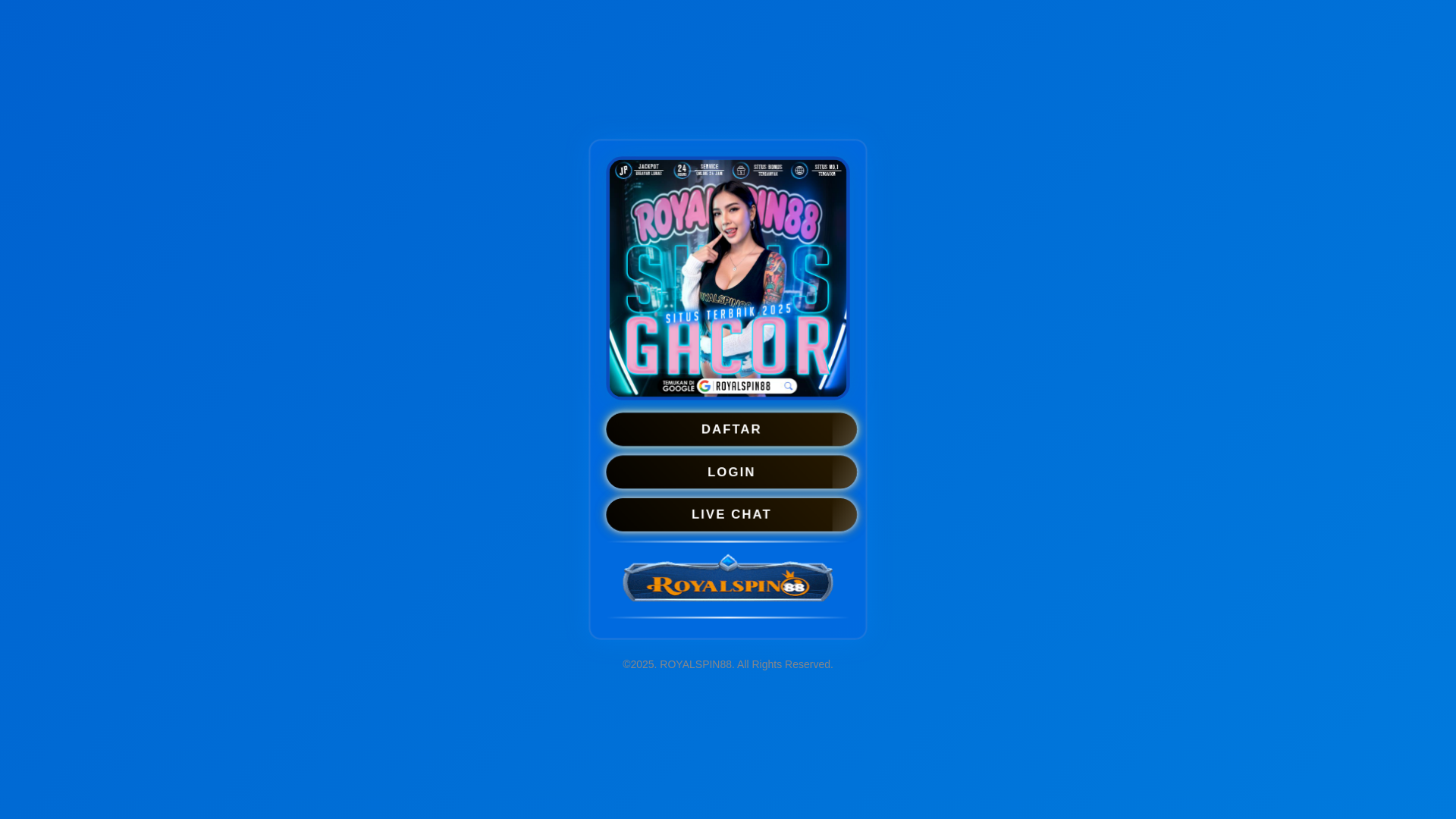 website screenshot of https://royalspin88-it.pages.dev/