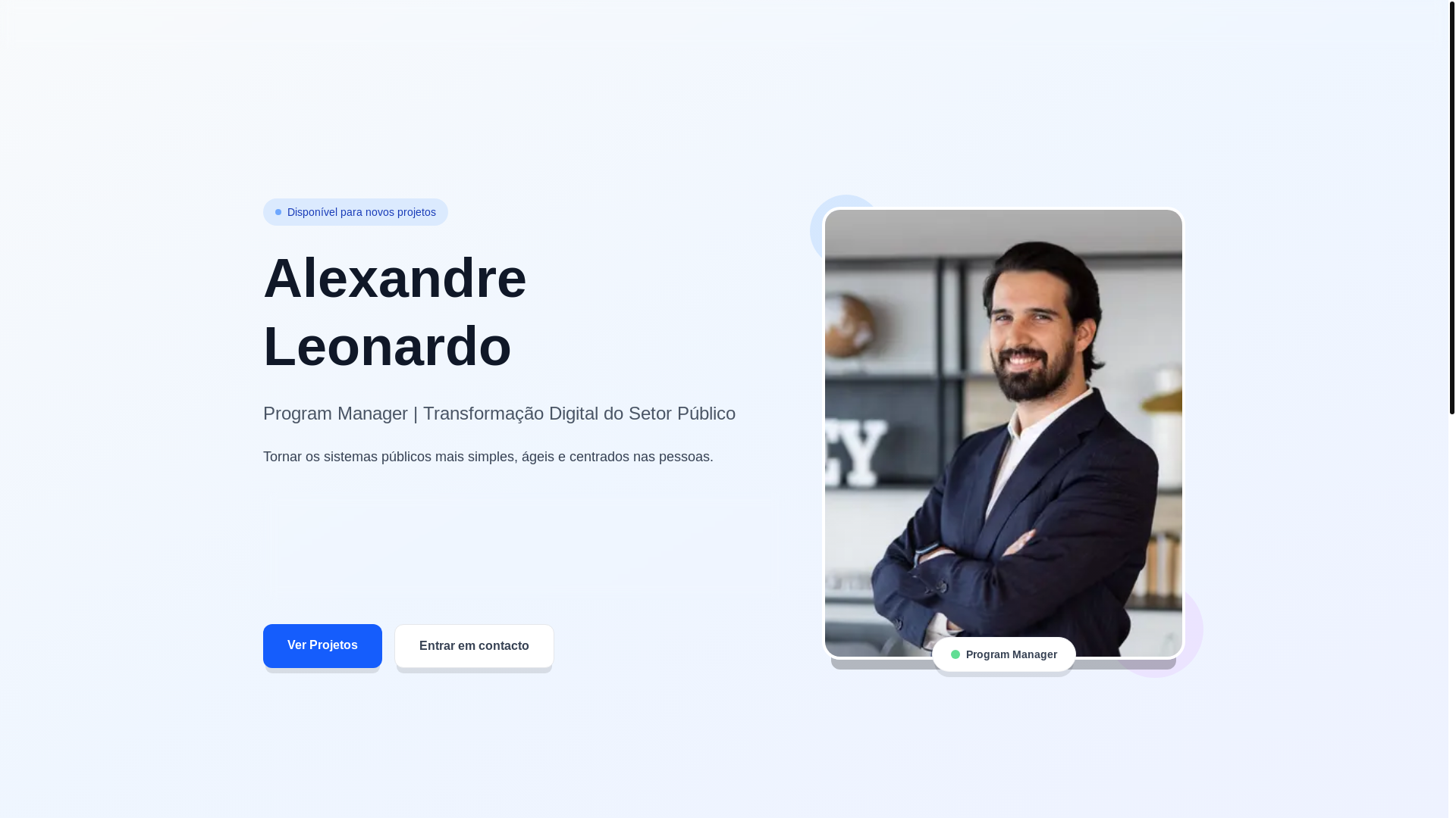 website screenshot of https://alexandreleonardo.pt/