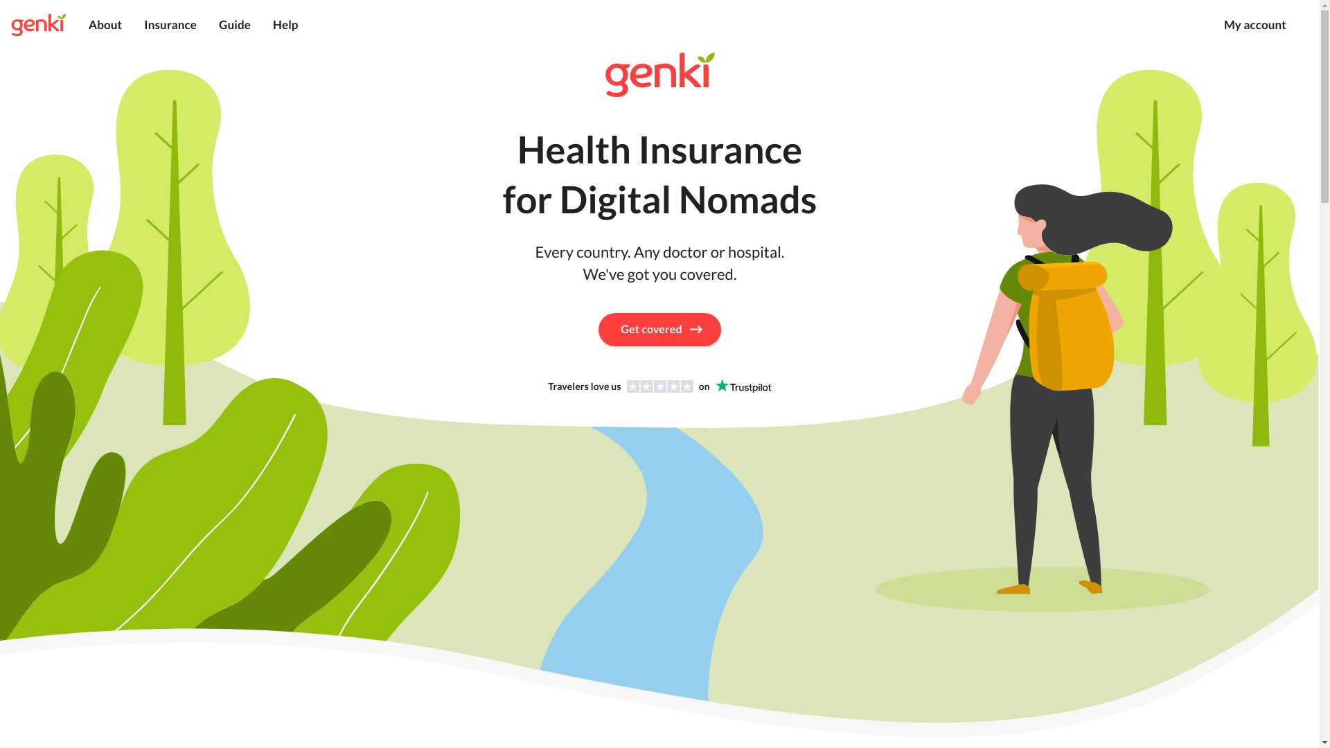 website screenshot of https://genki-web-landing.pages.dev/