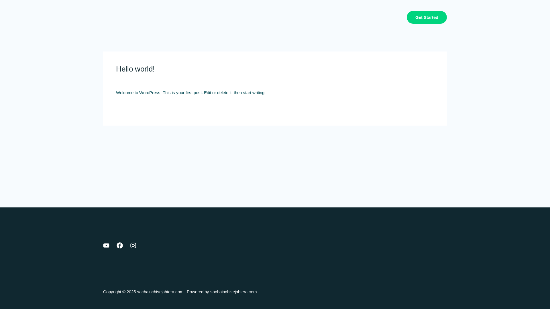 website screenshot of https://sachainchisejahtera.com/