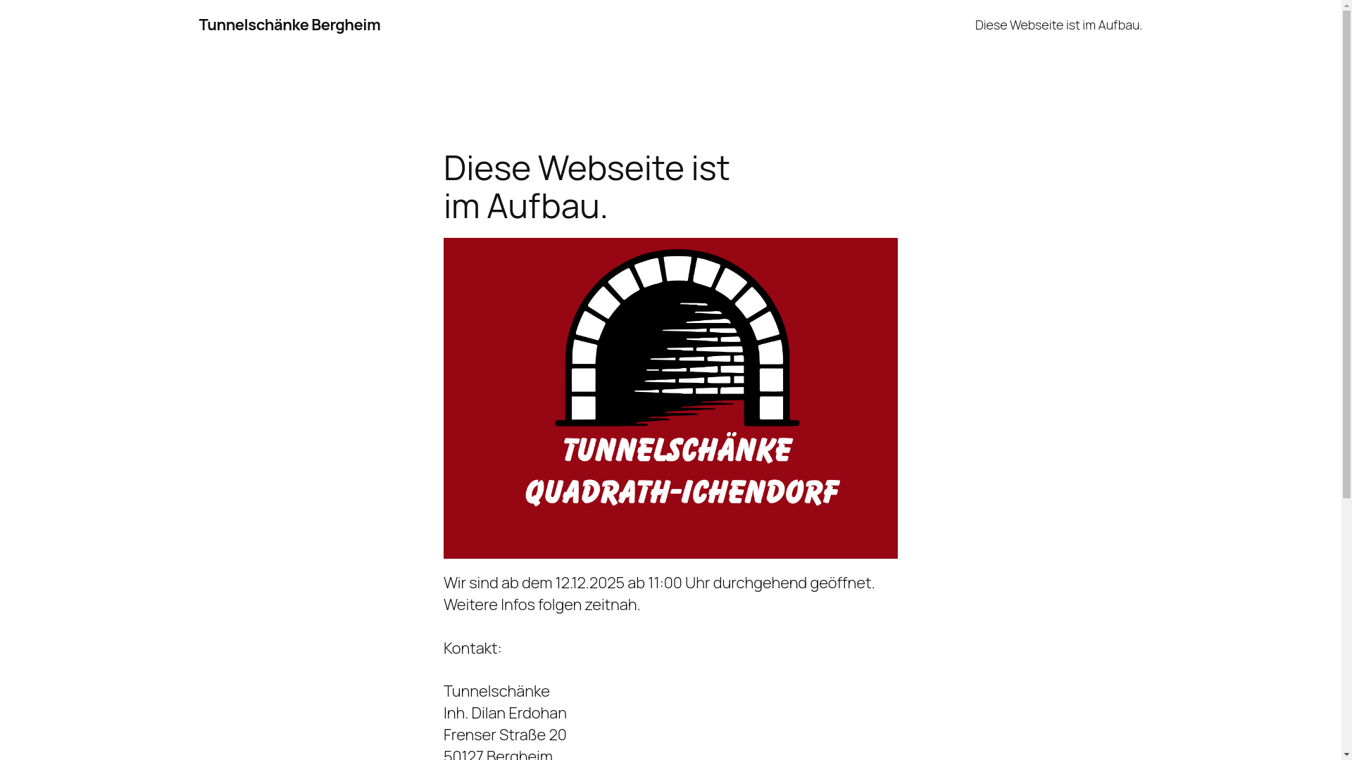 website screenshot of https://tunnelschaenke.de/