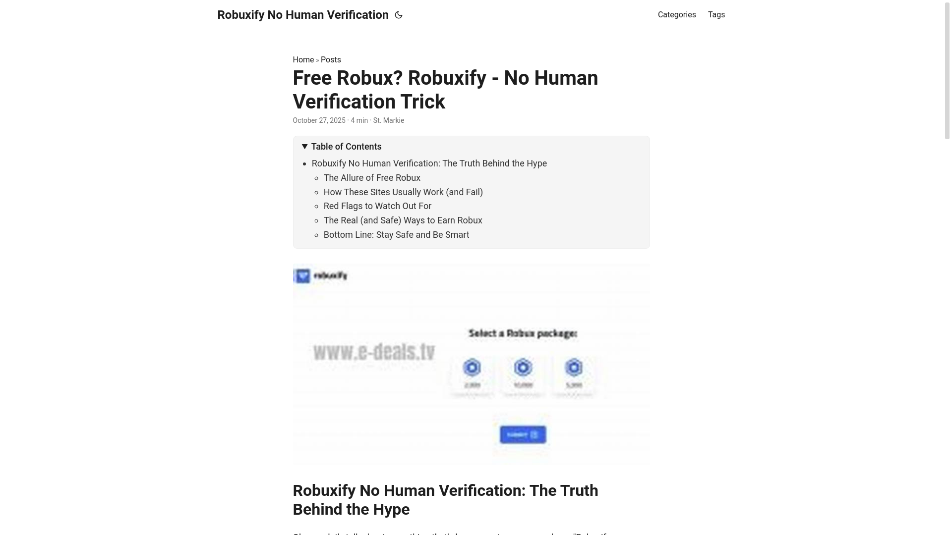 website screenshot of https://robuxify-no-human-verification.pages.dev/