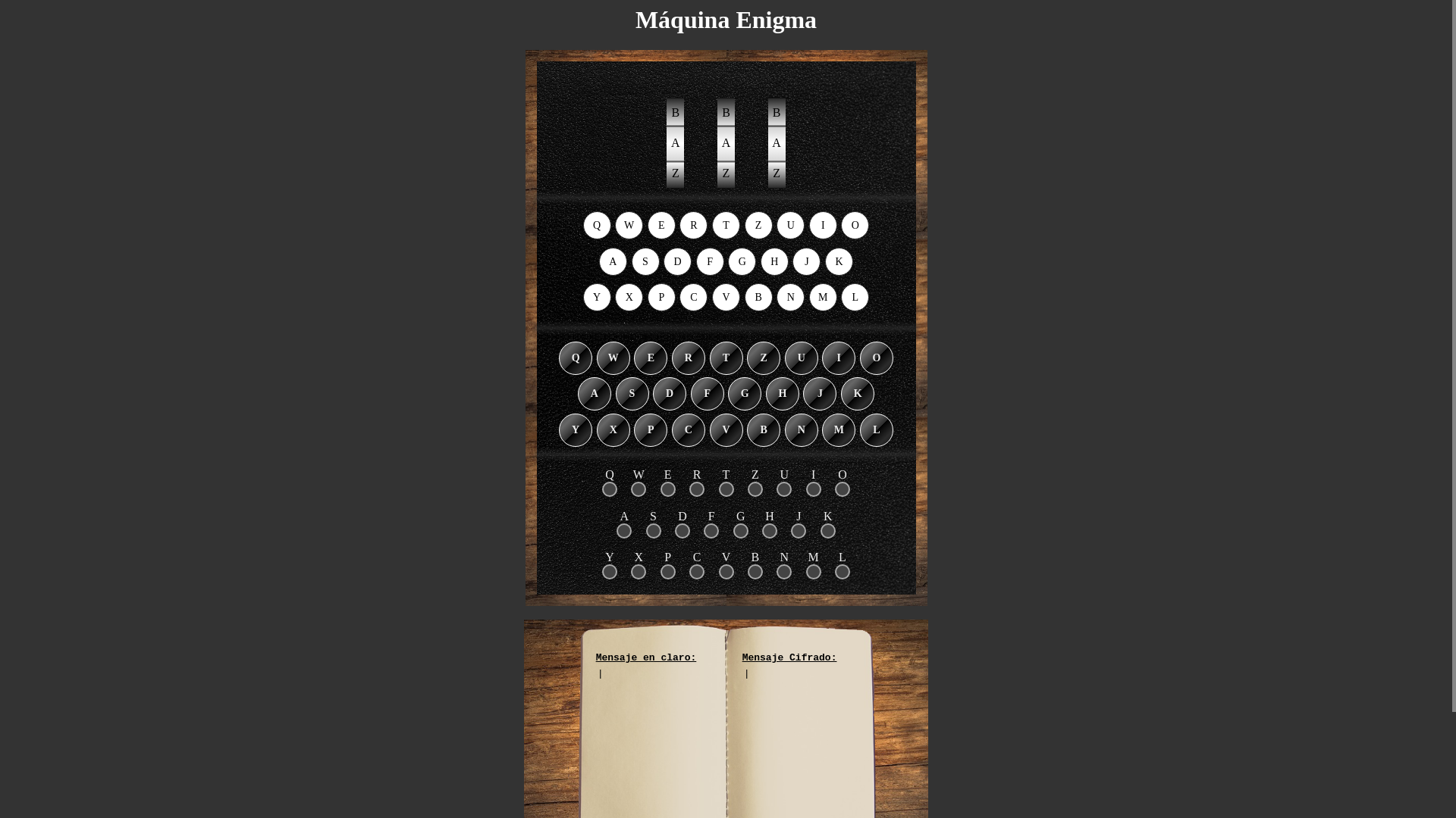 website screenshot of https://enigma-machine.pages.dev/