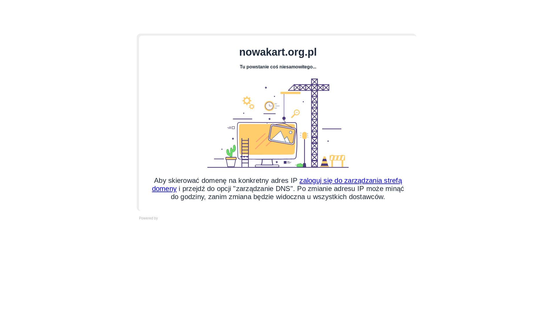 website screenshot of https://nowakart.org.pl/