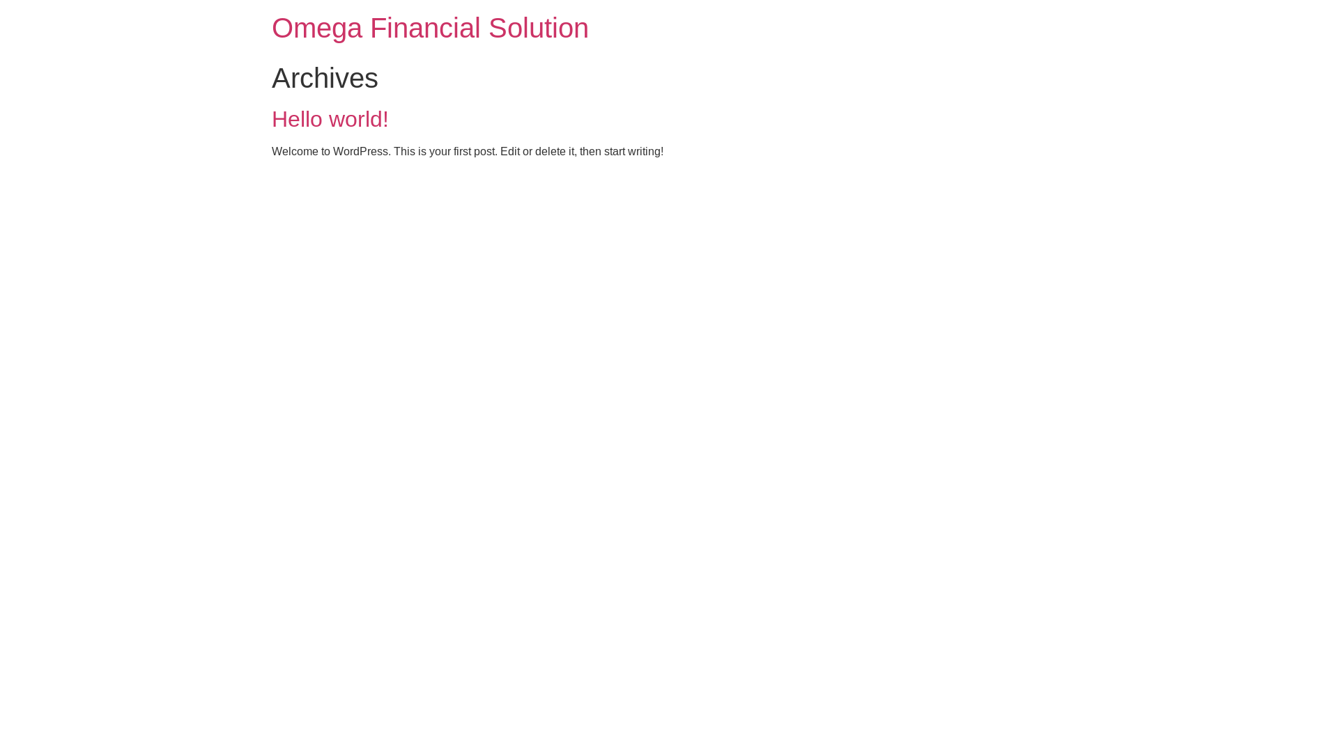 website screenshot of https://omegafinancialsolutions.co.za/