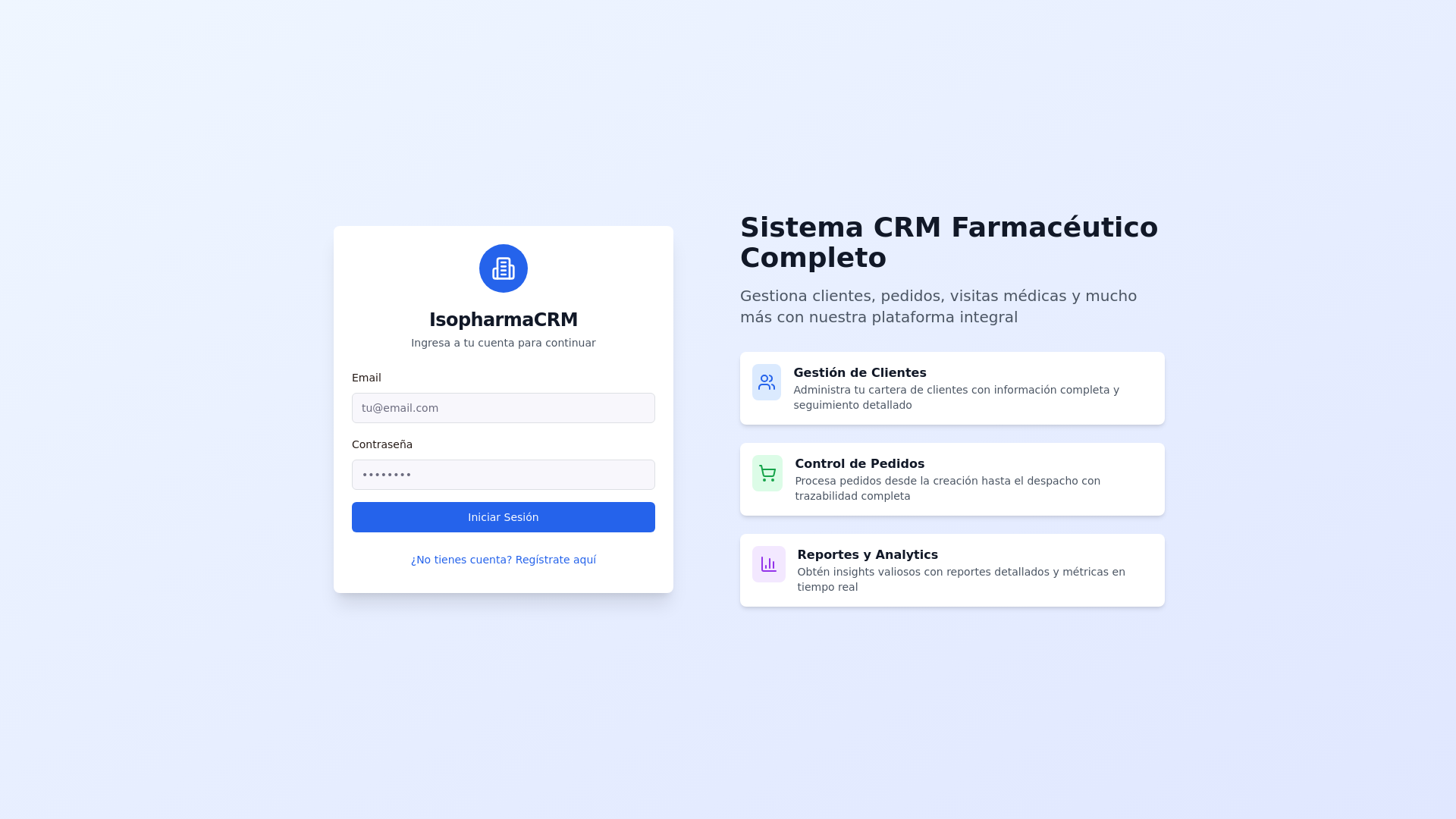 website screenshot of https://isopharma.com.gt/