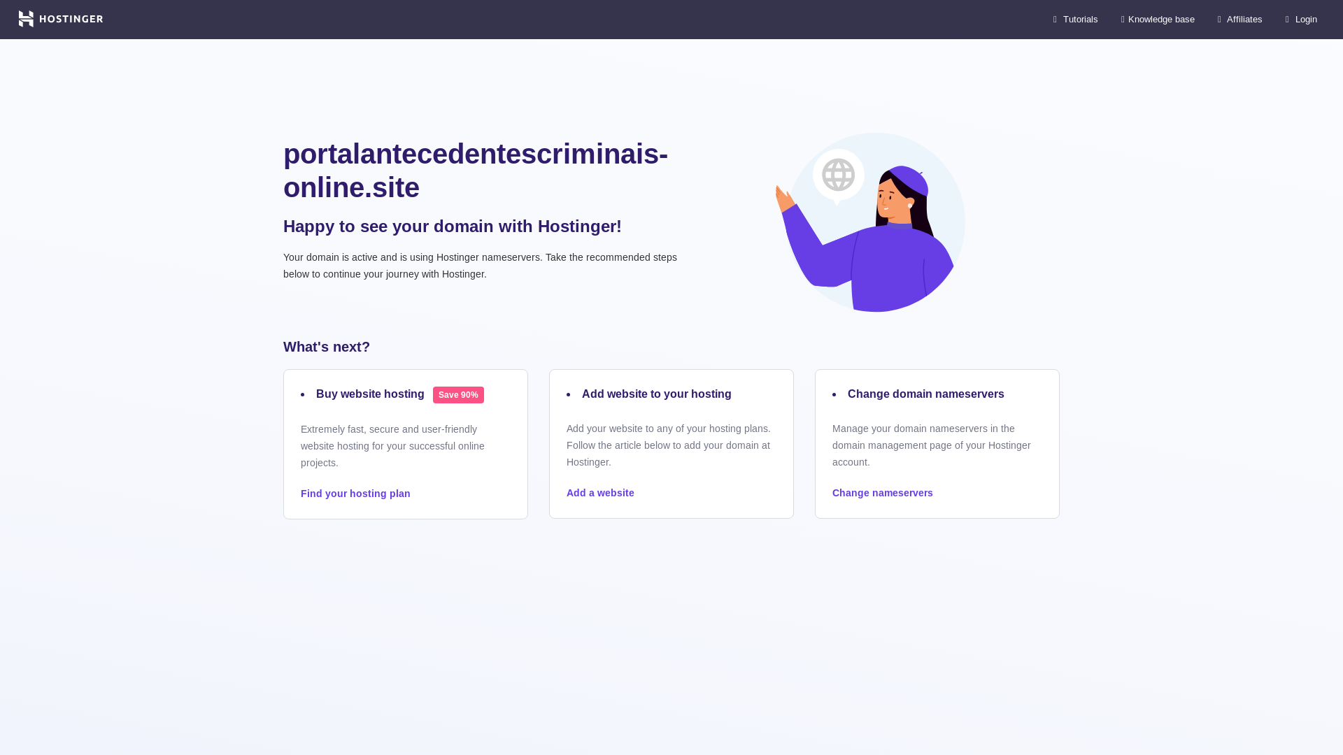 website screenshot of https://portalantecedentescriminais-online.site/