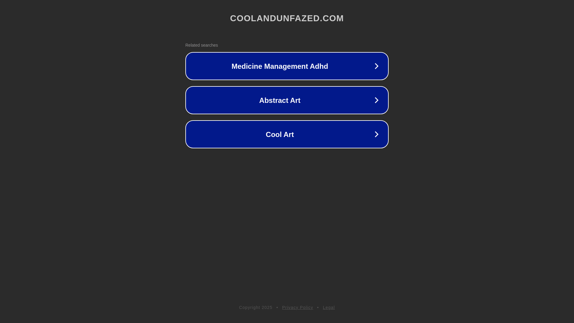 website screenshot of https://coolandunfazed.com/