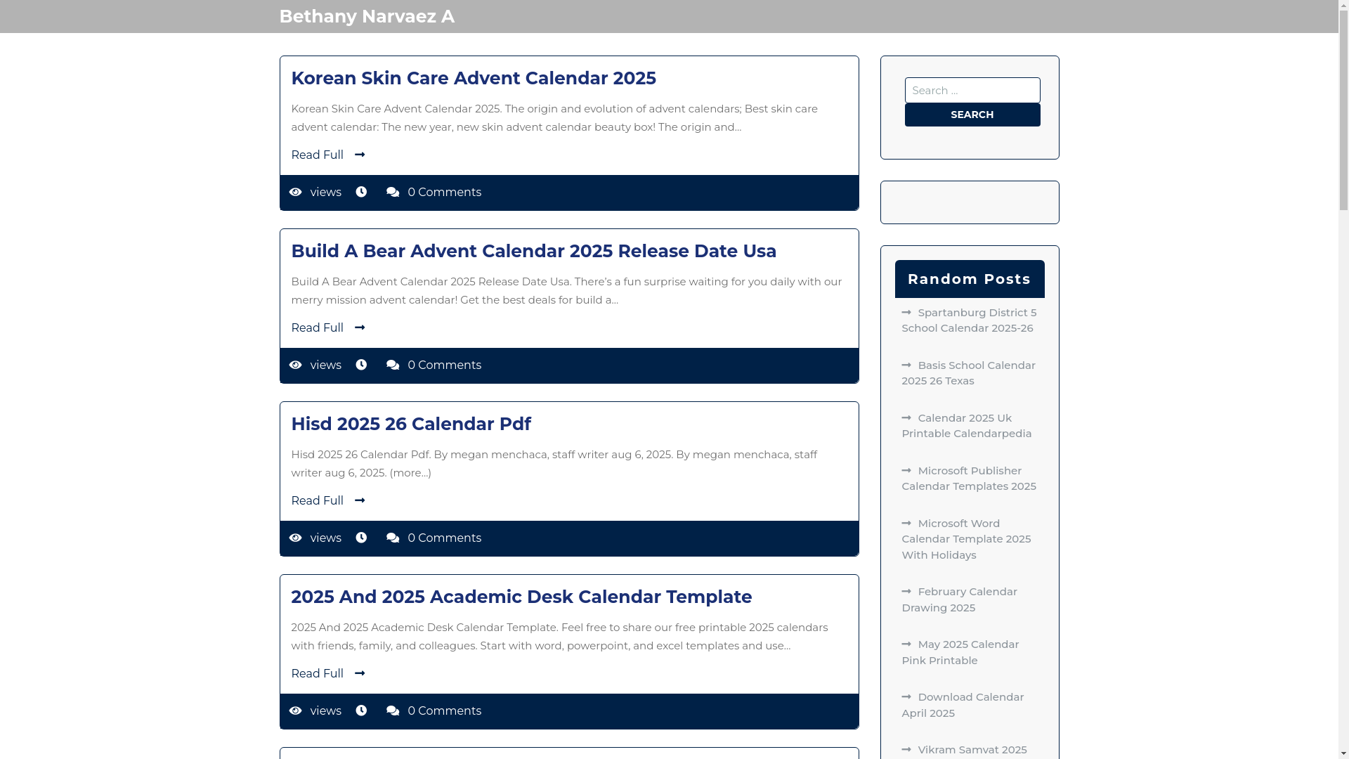 website screenshot of https://bethanynarvaeza.pages.dev/
