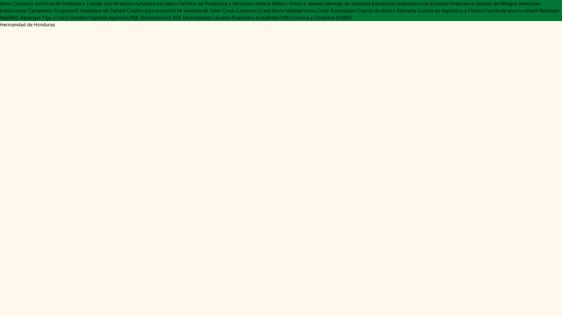 website screenshot of https://hermandad-honduras-site.pages.dev/
