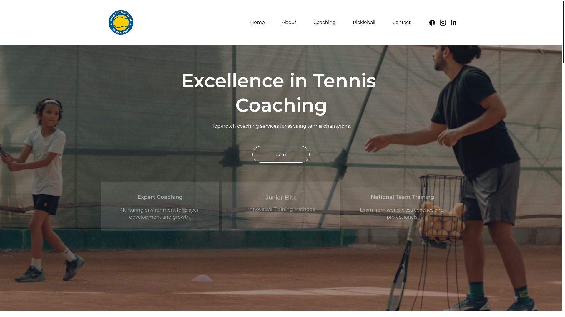 website screenshot of https://sitacademy.se/