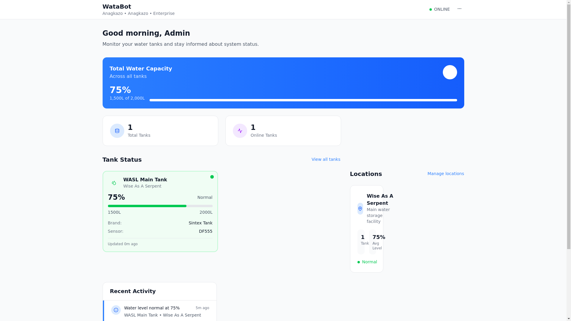 website screenshot of https://watabot-admin-dashboard.pages.dev/