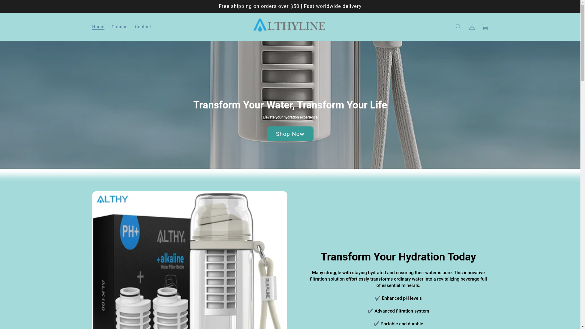 website screenshot of https://athyline.com/