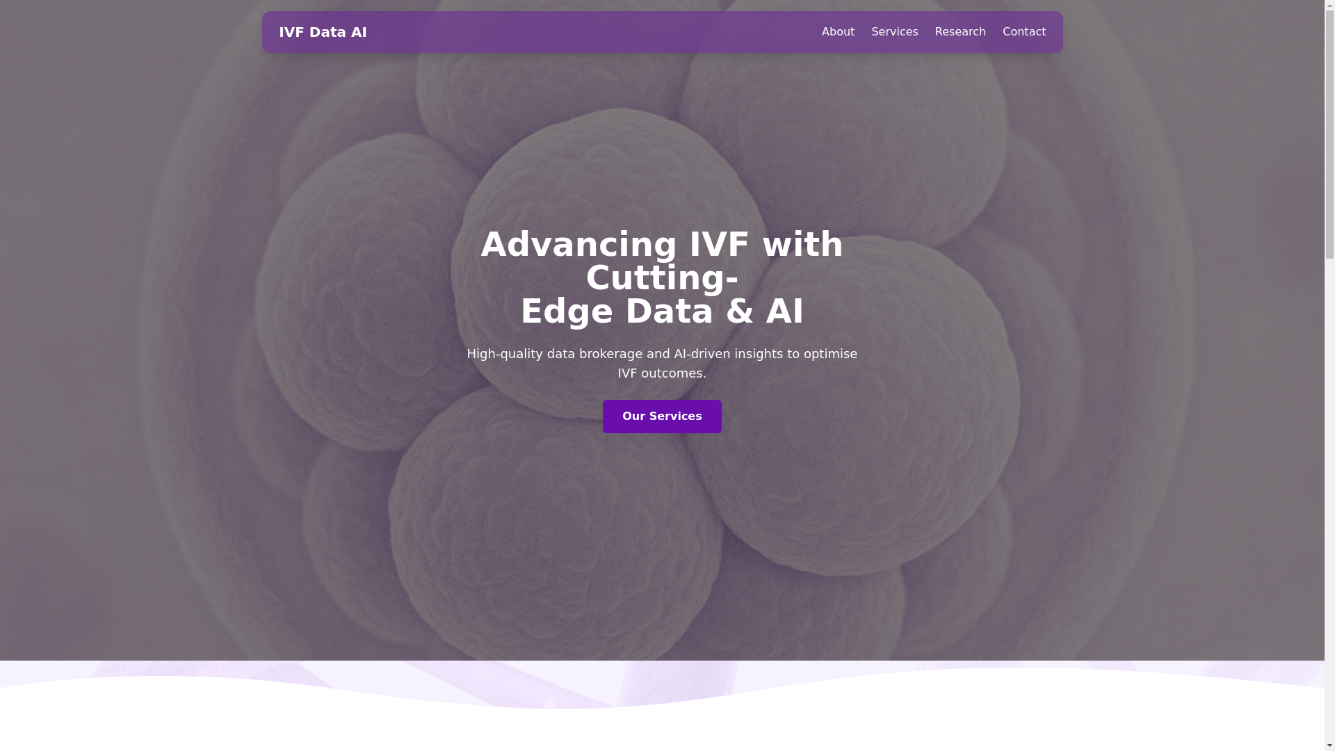 website screenshot of https://azra-analytics.com/