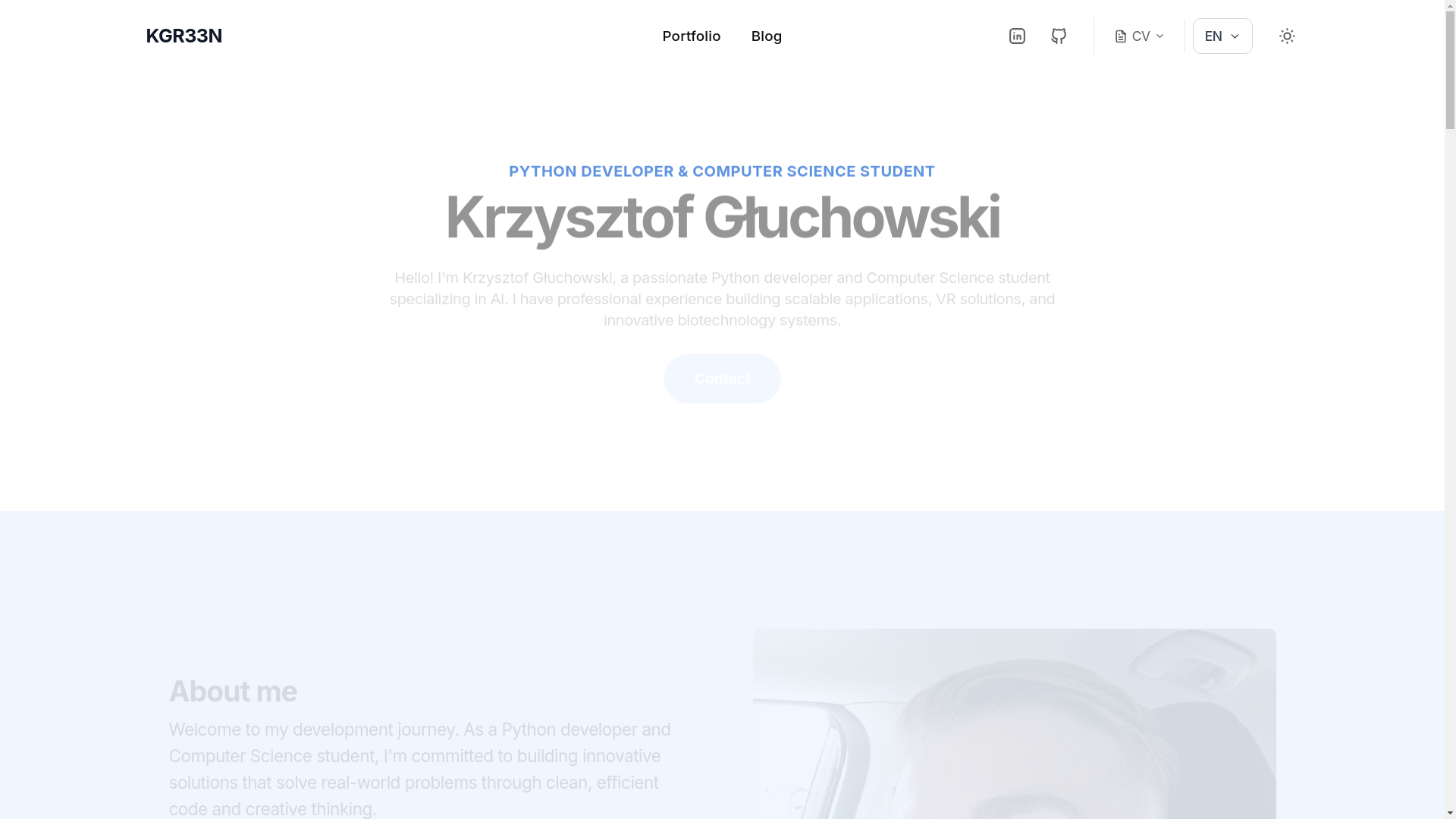 website screenshot of https://portfolio-frontend-dao.pages.dev/