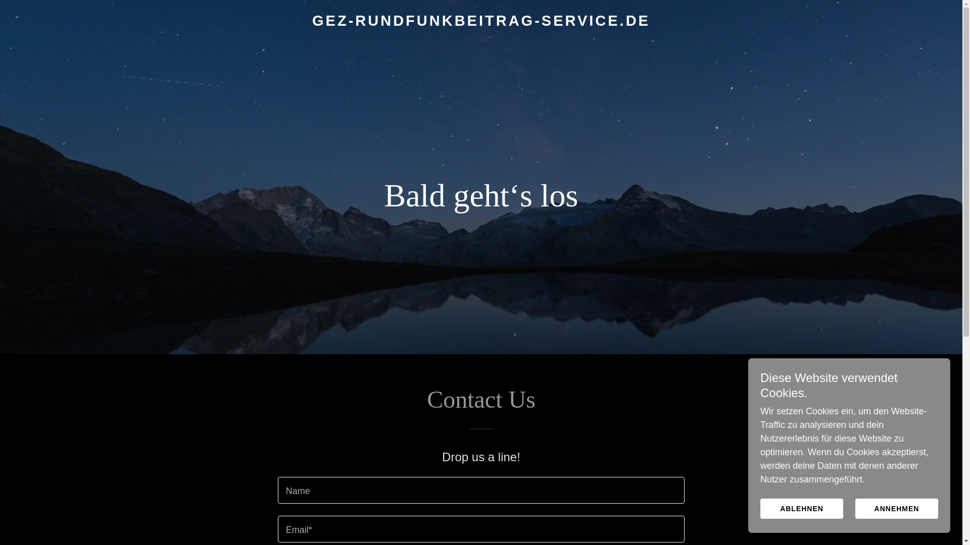 website screenshot of https://gez-rundfunkbeitrag-service.de/