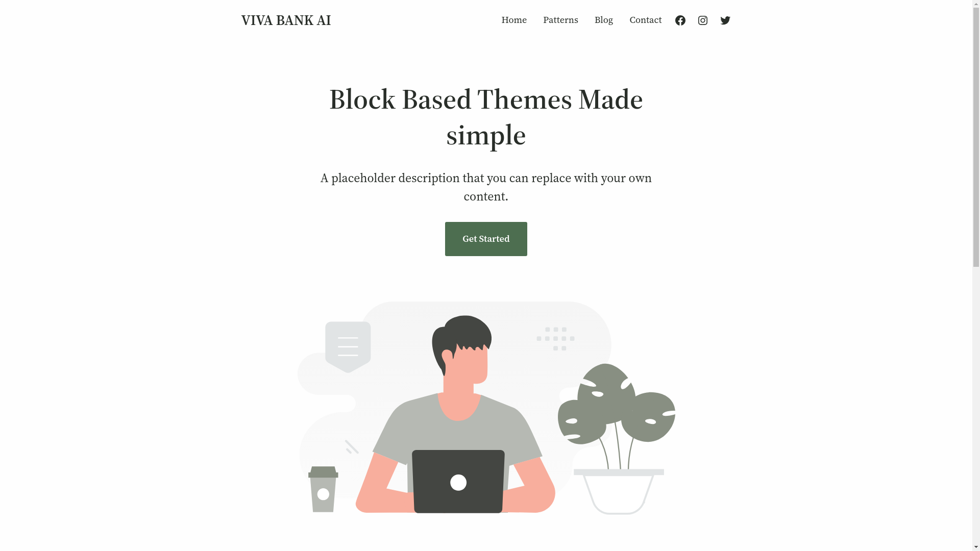 website screenshot of https://vivabank.ai/