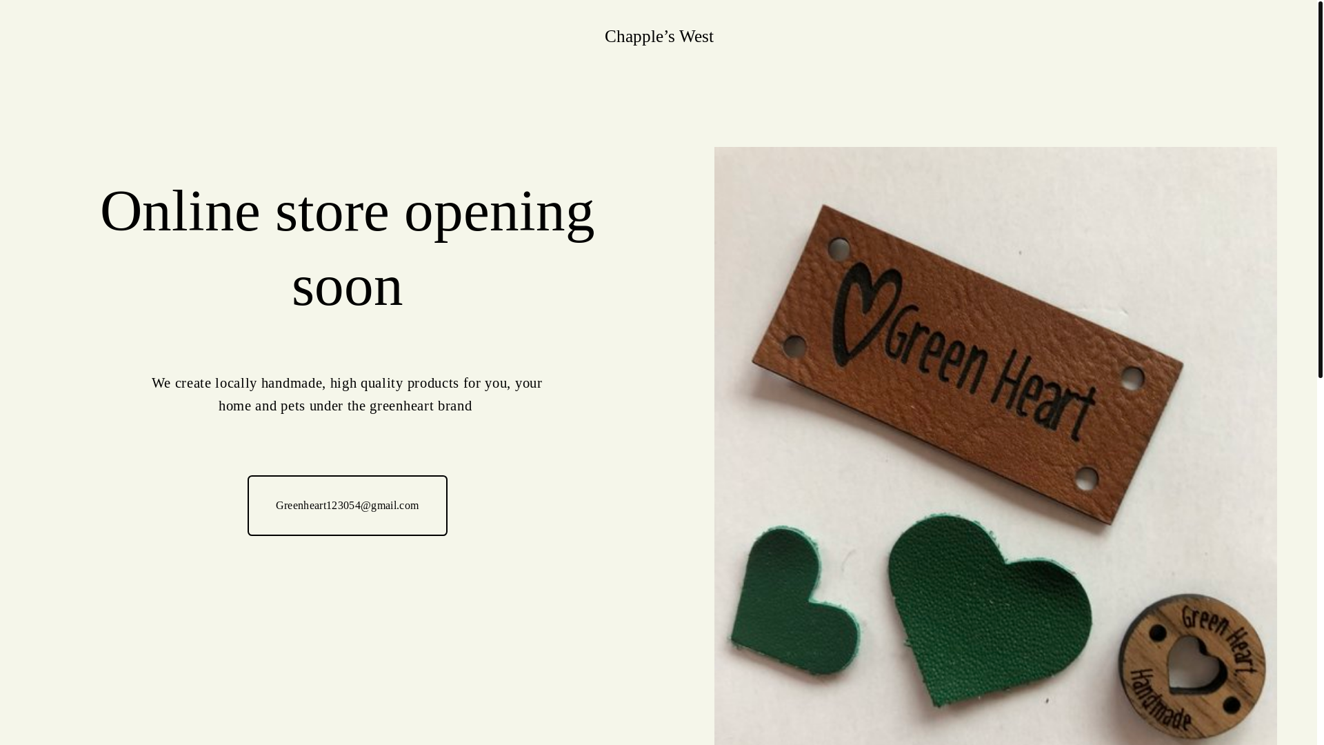 website screenshot of https://chappleswest.ca/