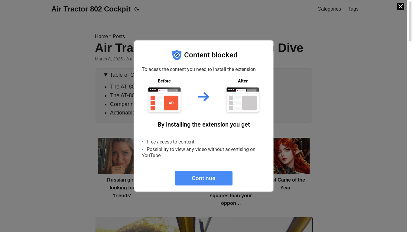 website screenshot of https://air-tractor-802-cockpit.pages.dev/