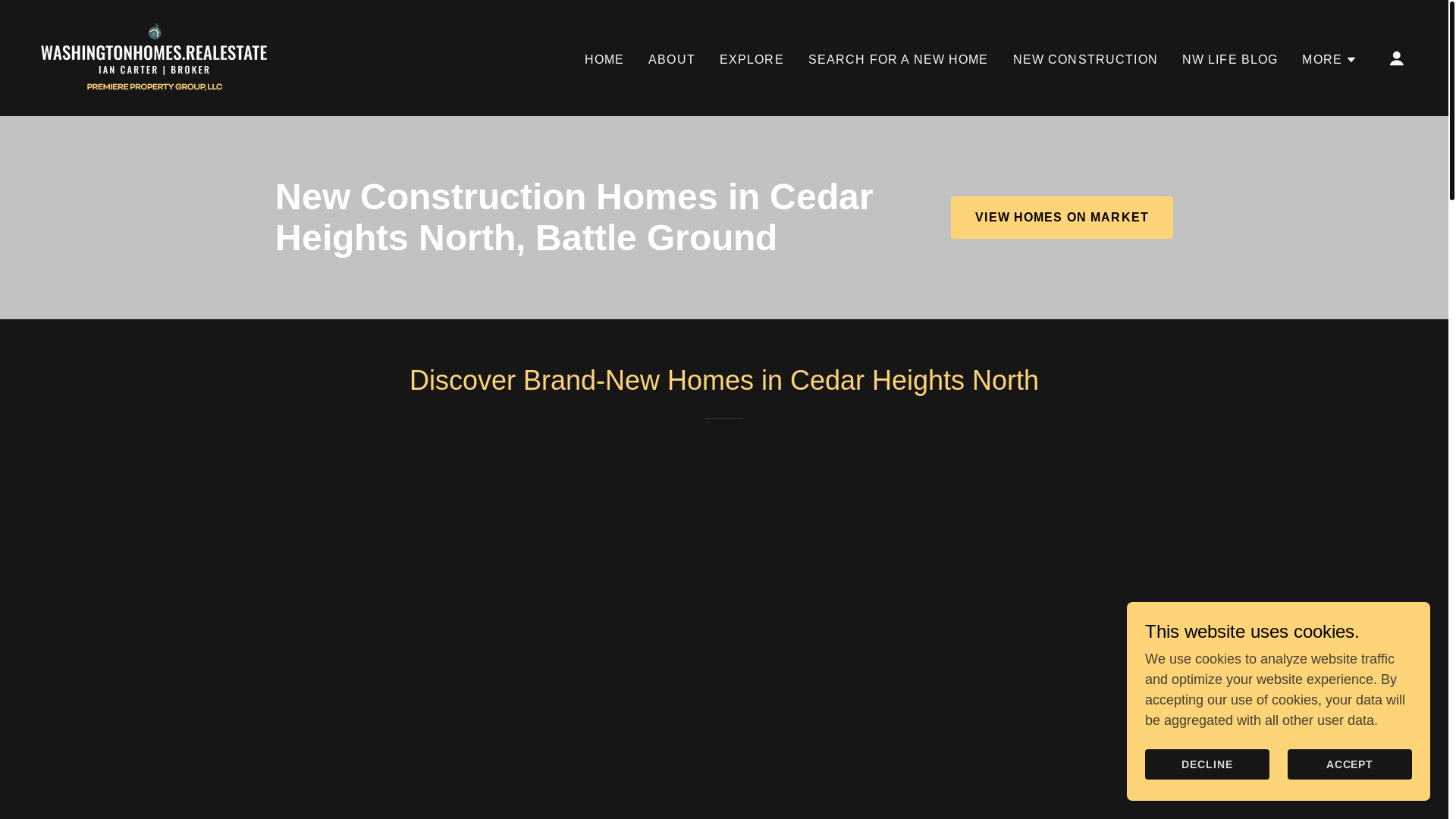 website screenshot of https://cedarheightsnorth.com/