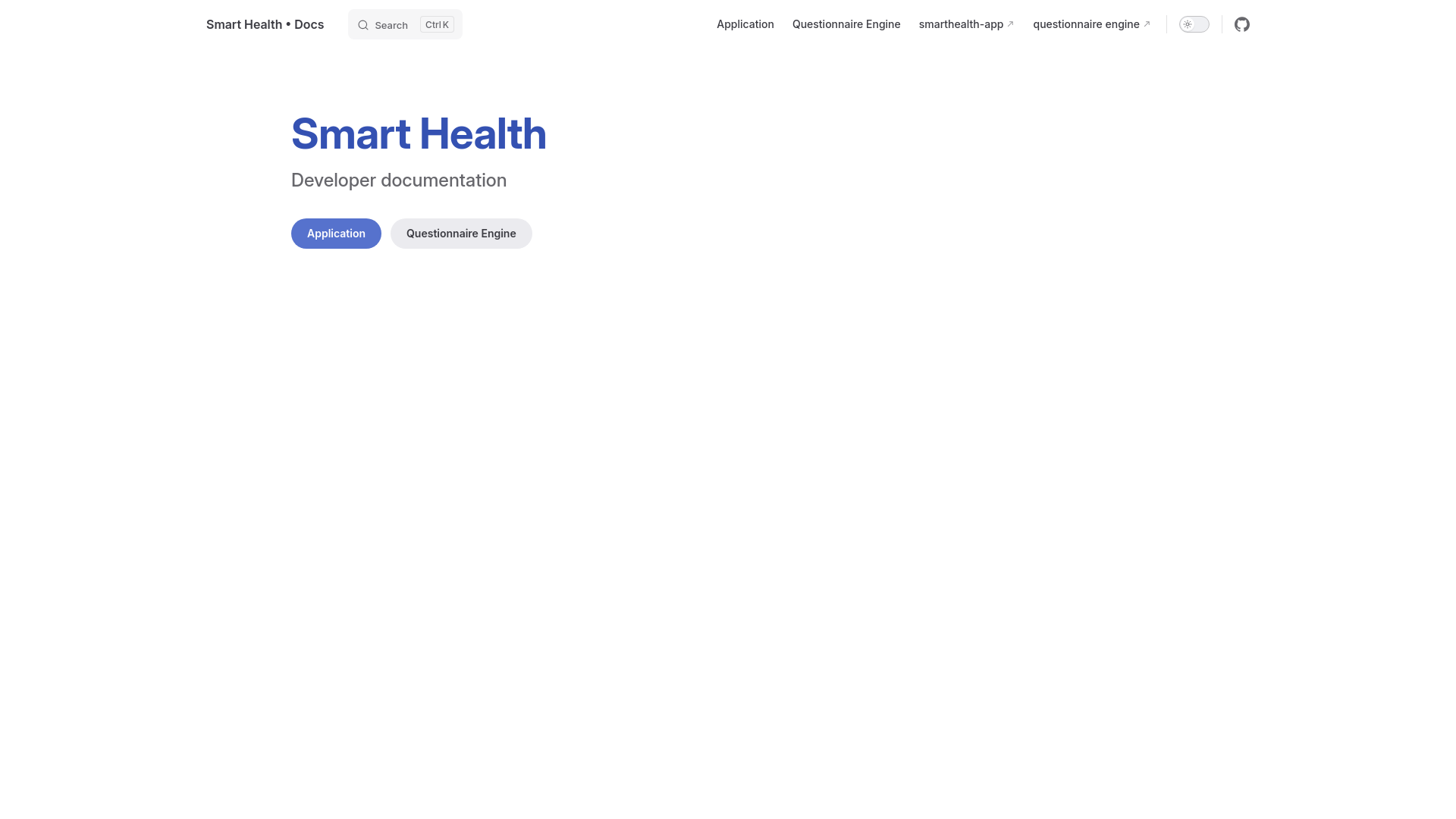 website screenshot of https://smarthealth-docs.pages.dev/