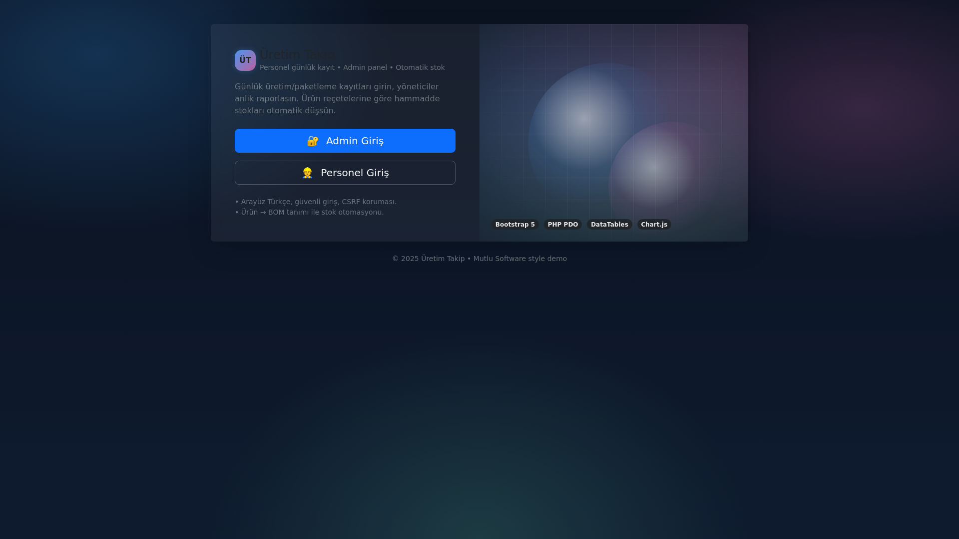website screenshot of https://lapiriuretim.com.tr/