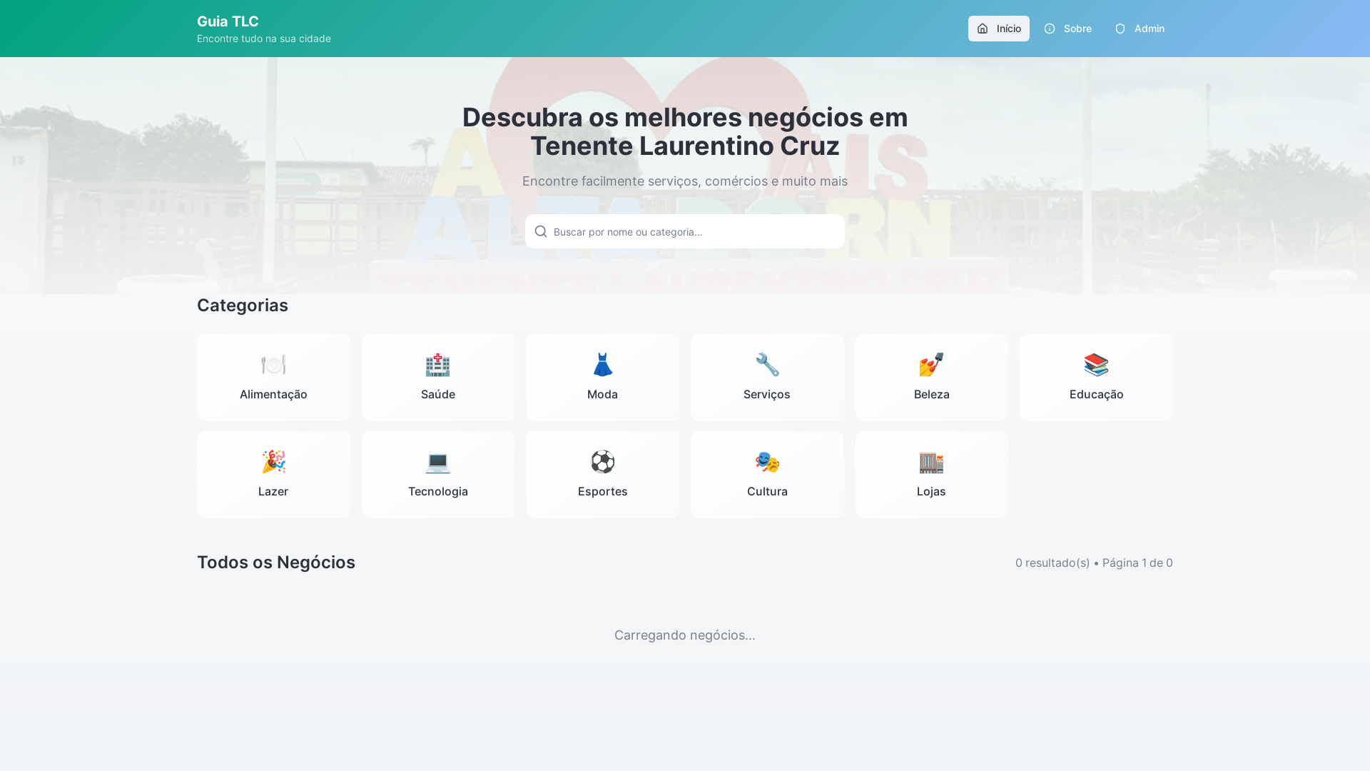 website screenshot of https://guiatlc.app/