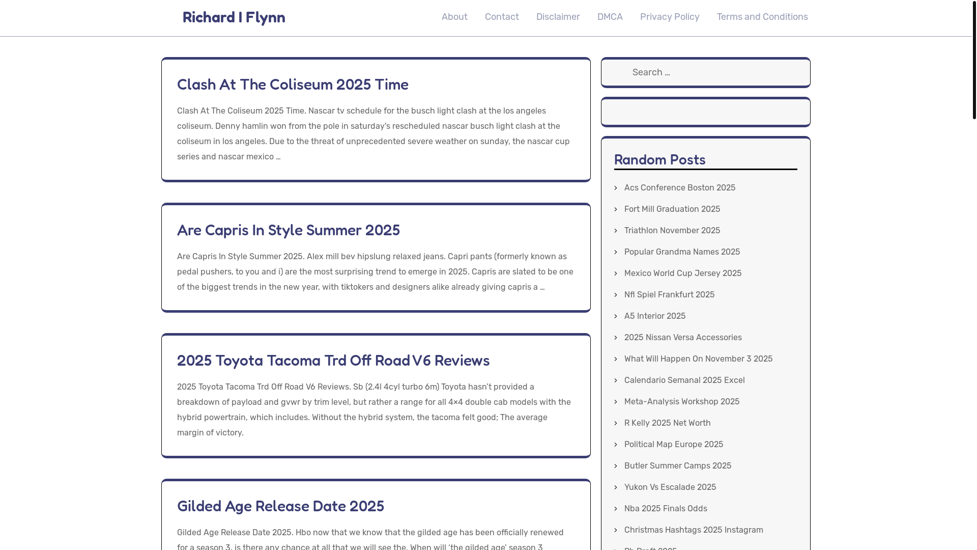 website screenshot of https://richardiflynnr.pages.dev/