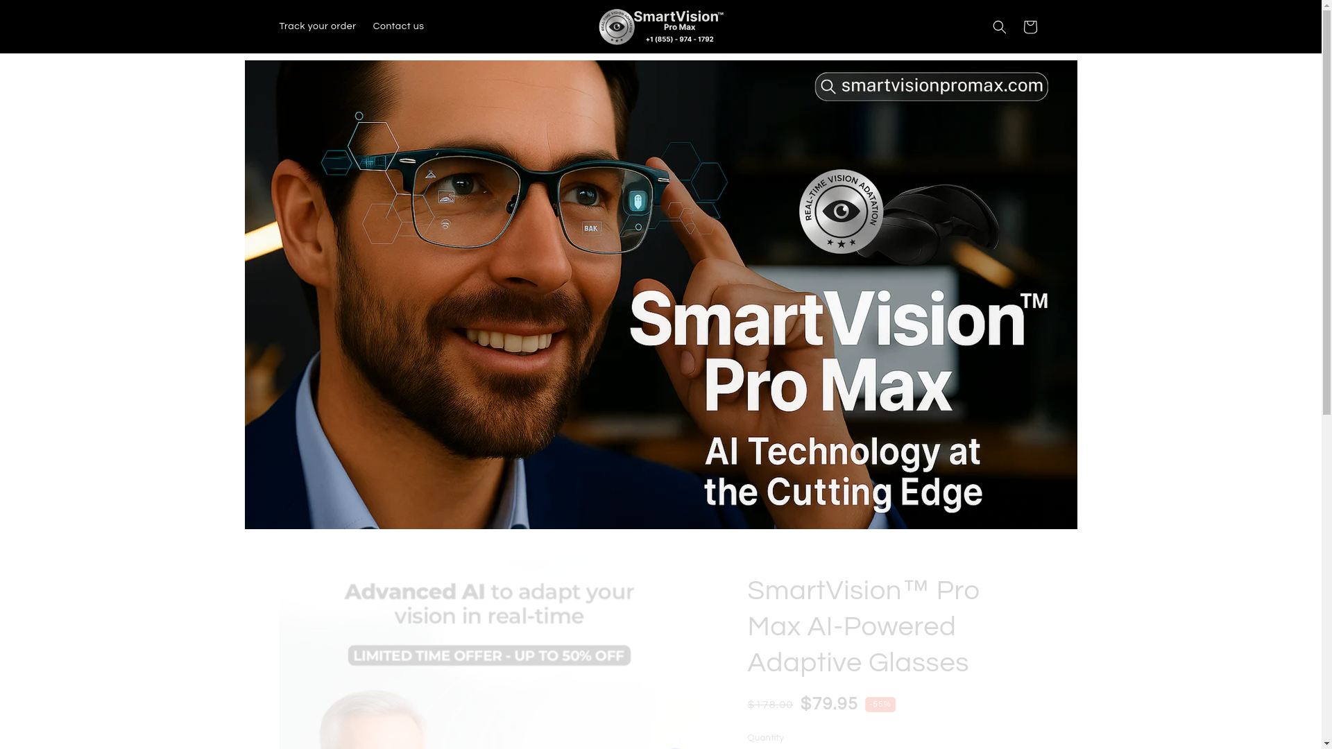 website screenshot of https://smartvisionpromax.com/