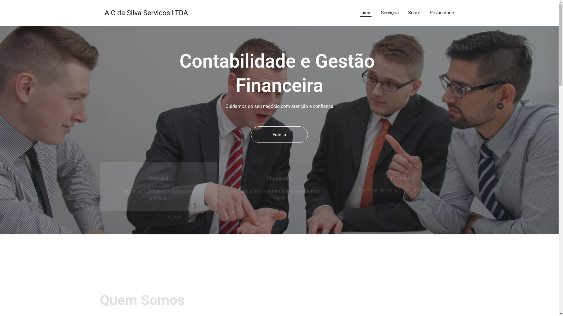 website screenshot of https://acdasilvaservicosltda.shop/