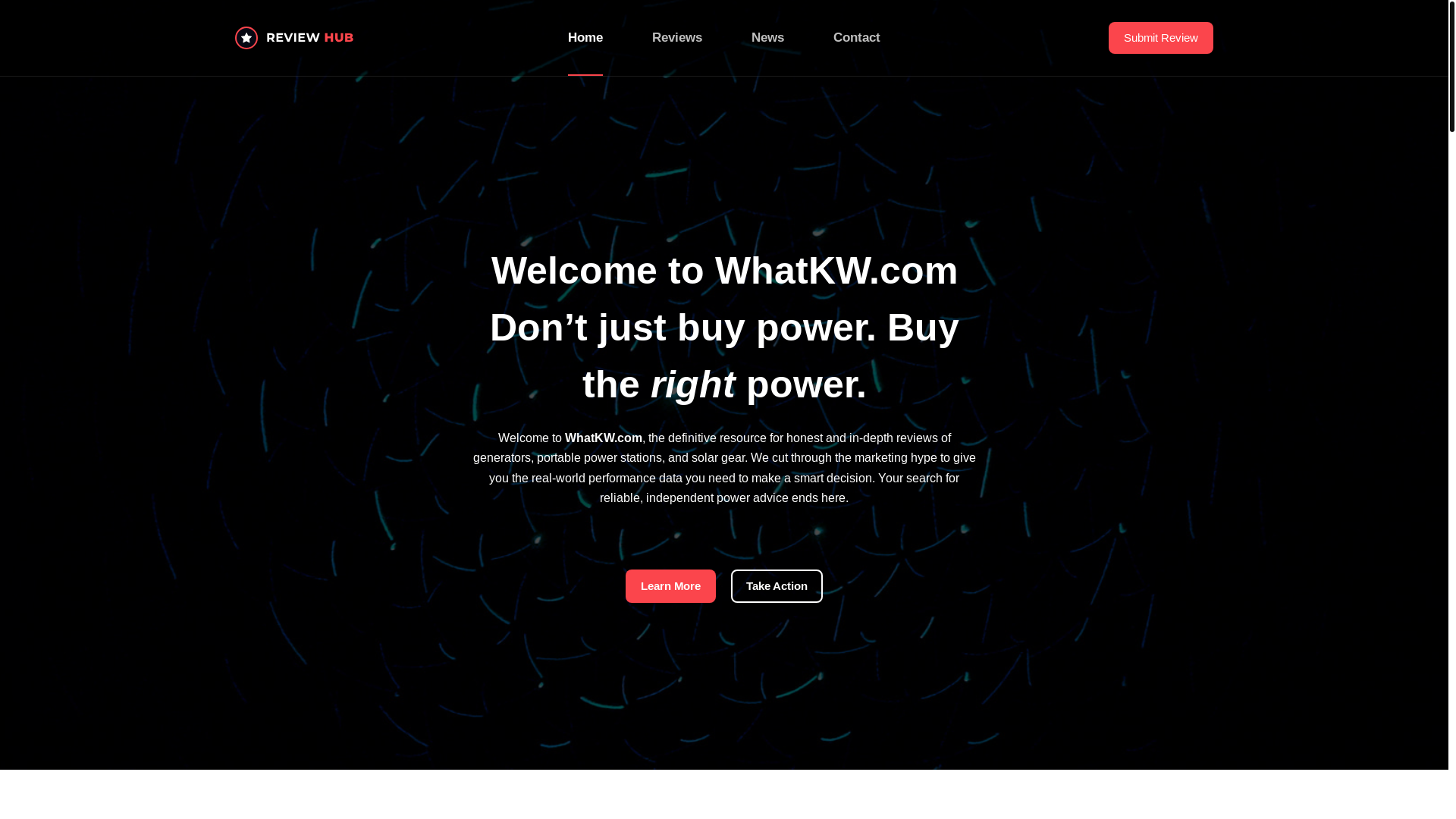 website screenshot of https://whatkw.com/
