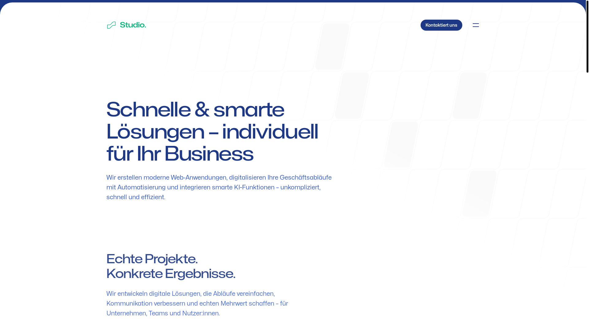 website screenshot of https://peartech.at/