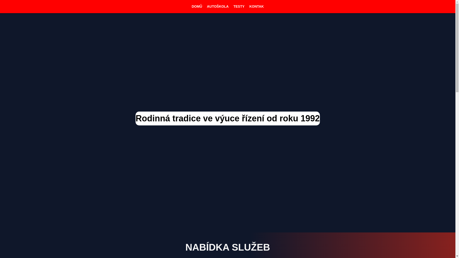 website screenshot of https://autoskolacermin.cz/