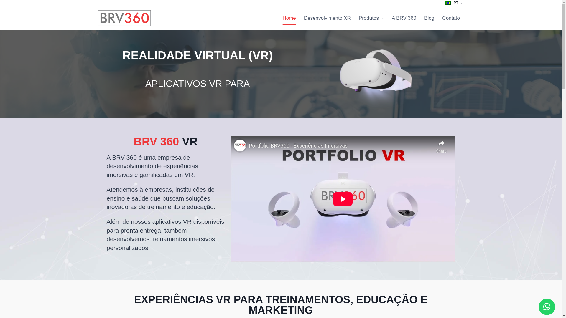 website screenshot of https://coletavr.com.br/