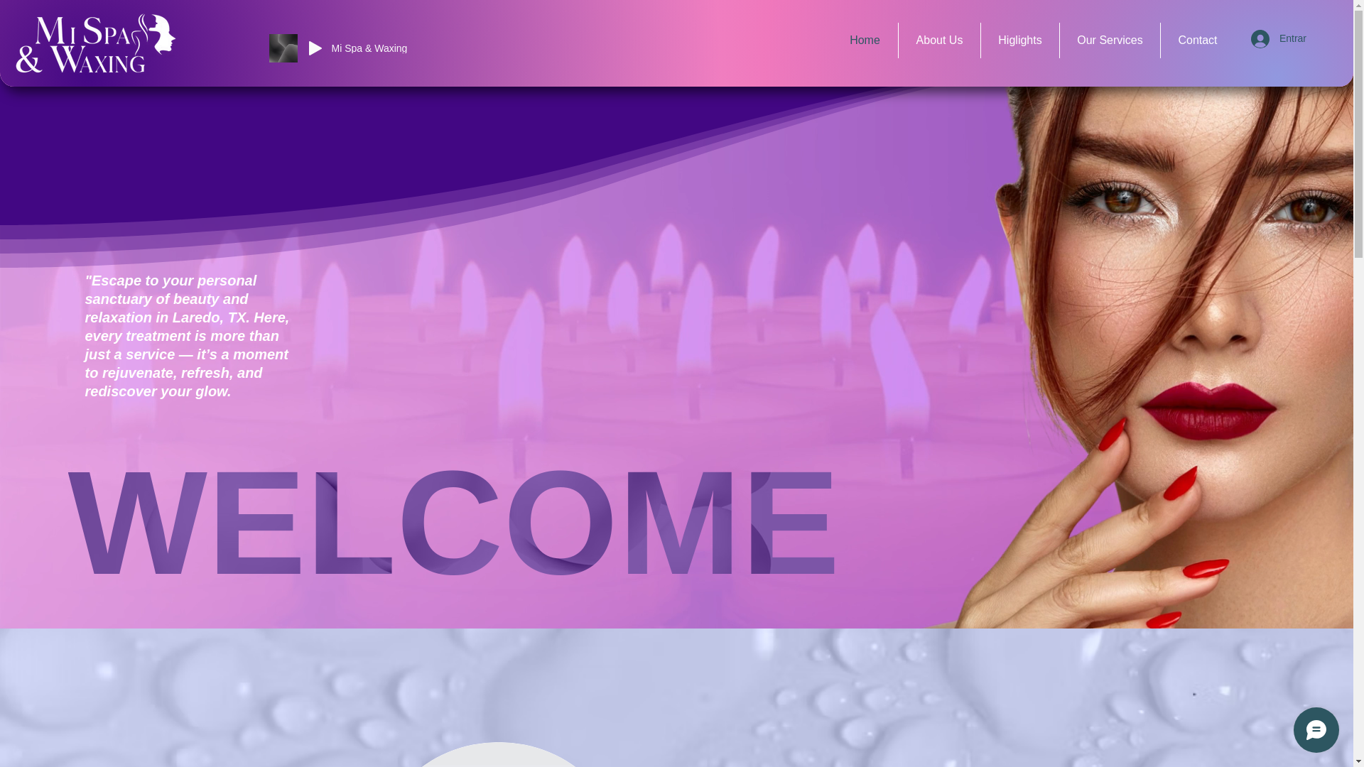 website screenshot of https://mispaandwaxing.com/