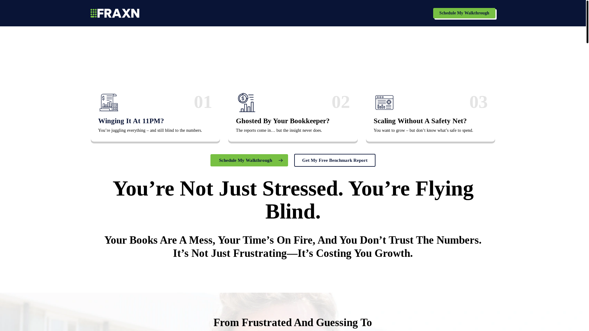 website screenshot of https://fraxnco.com/
