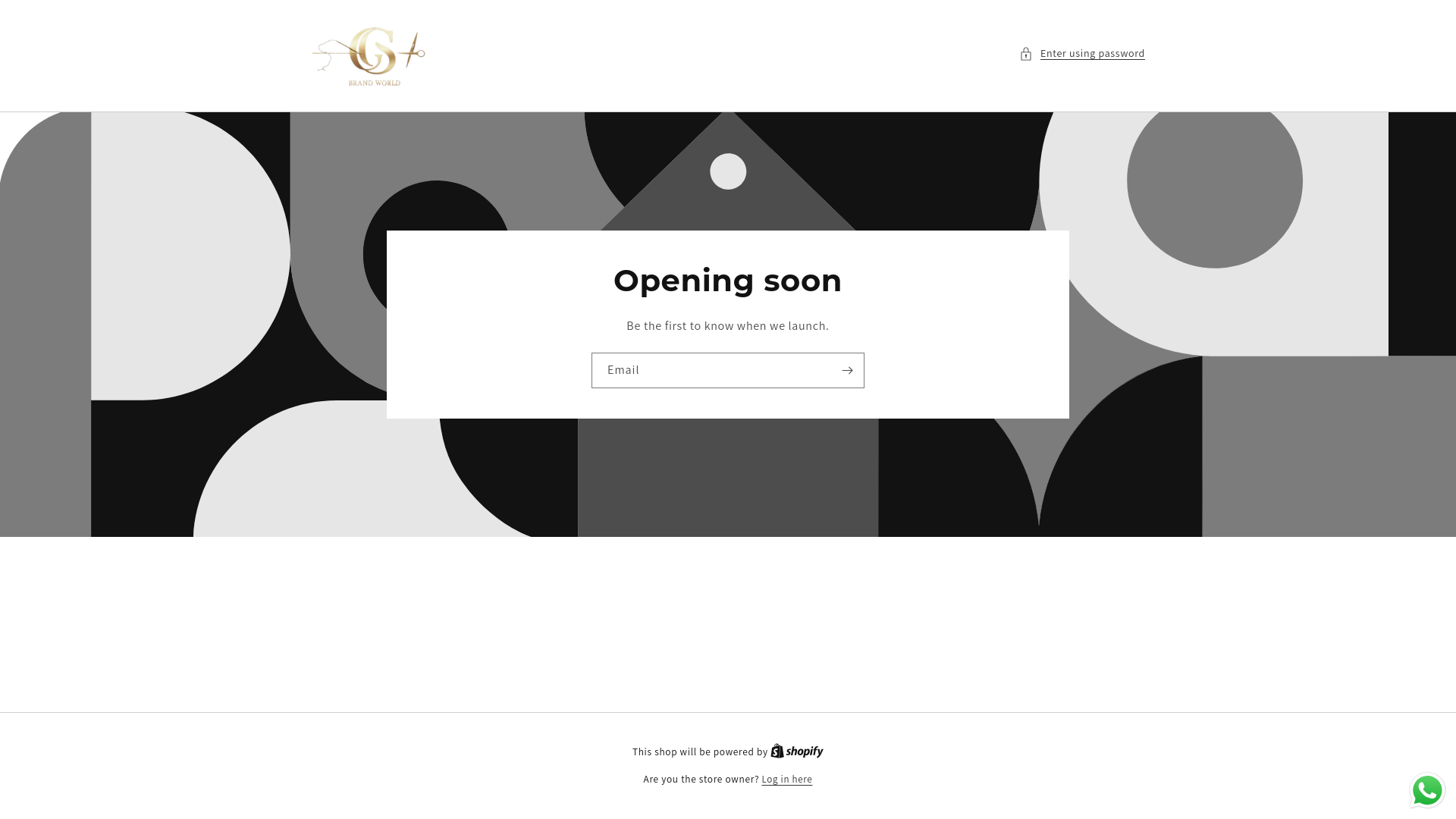 website screenshot of https://gsbrandworld.pk/